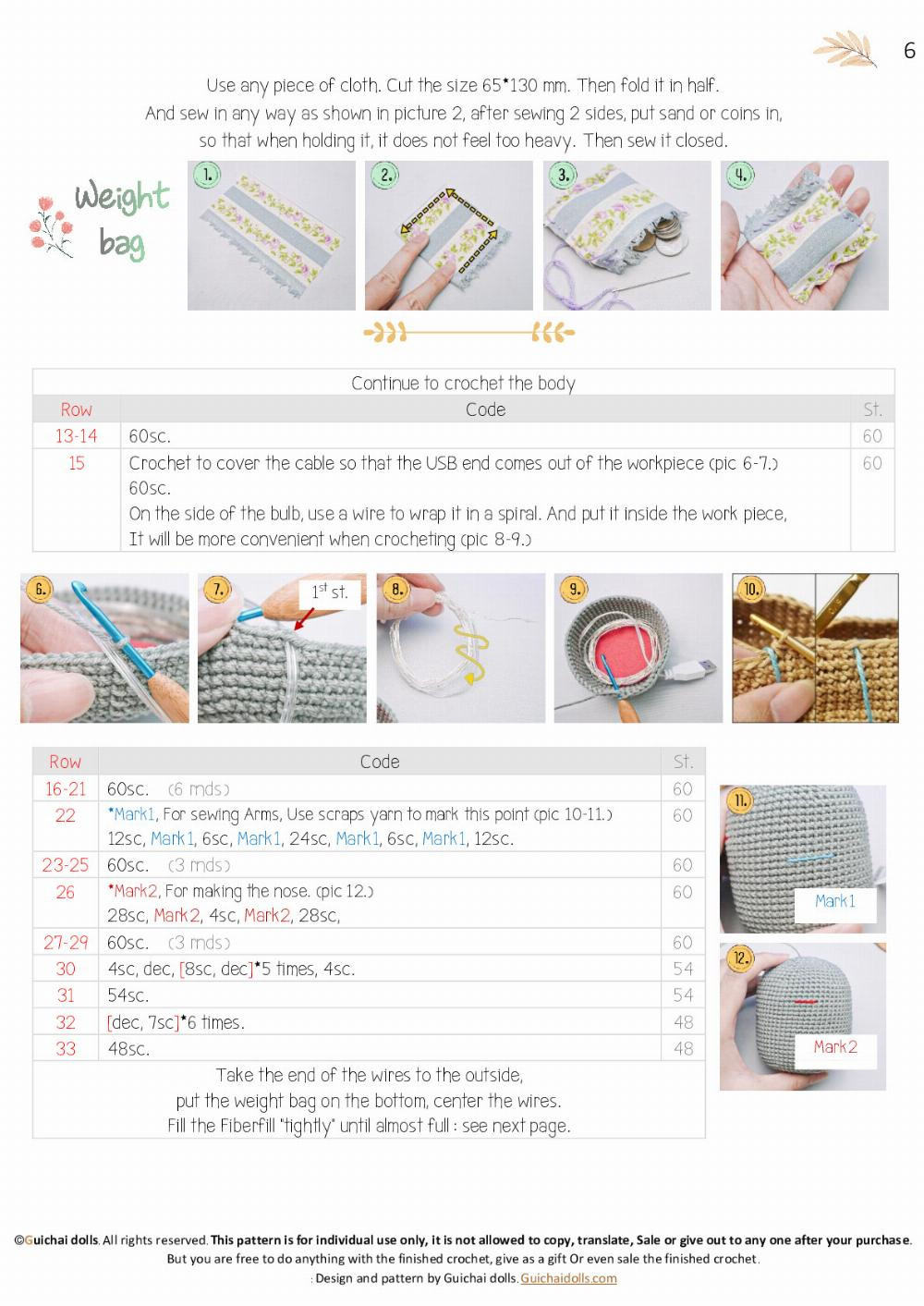 Cute Totoro Amigurumi with Umbrella Crochet Pattern Guide