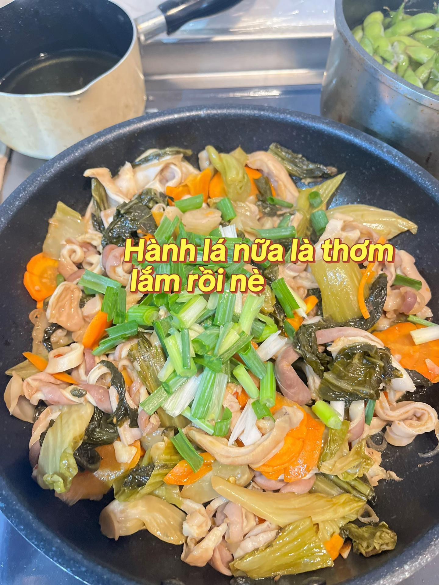 Dạ Dày Xào Dưa Chua, Thơm Ngon Đậm Đà Hương Vị