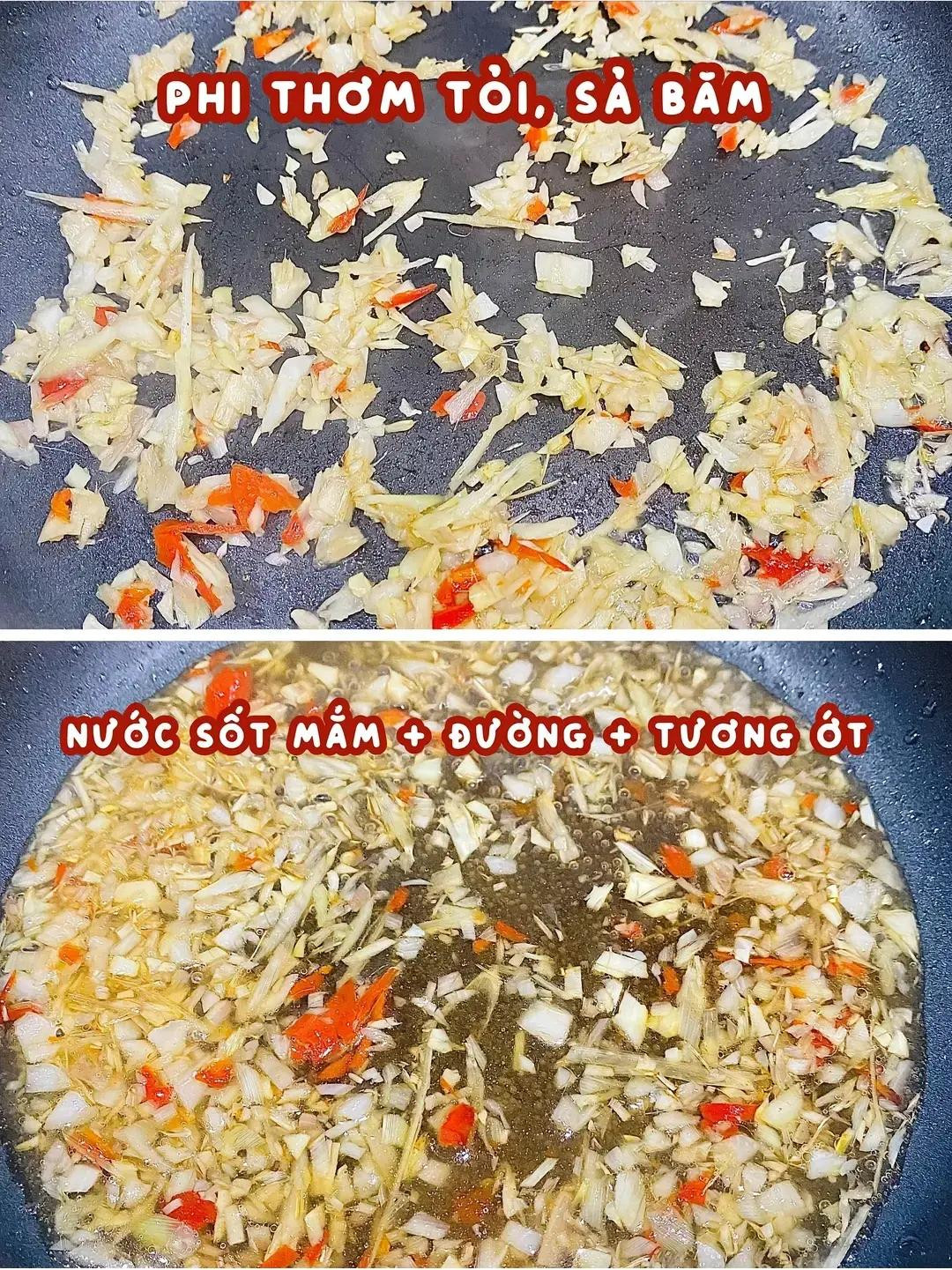 Đậu hũ xóc tỏi sả giòn thơm cho bữa tối ngon miệng