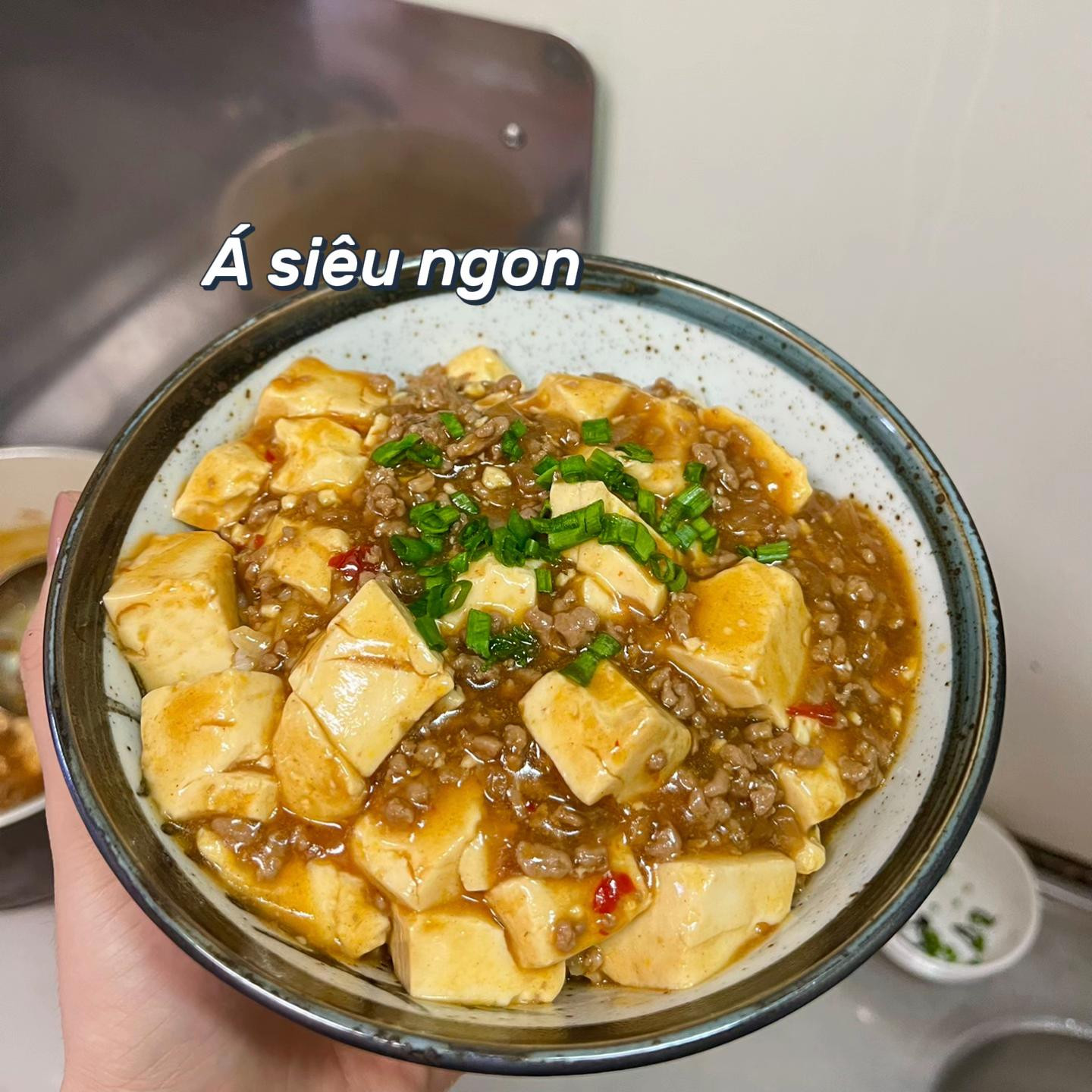 Đậu Non Thịt Băm Đậm Đà Trong Bát Xinh