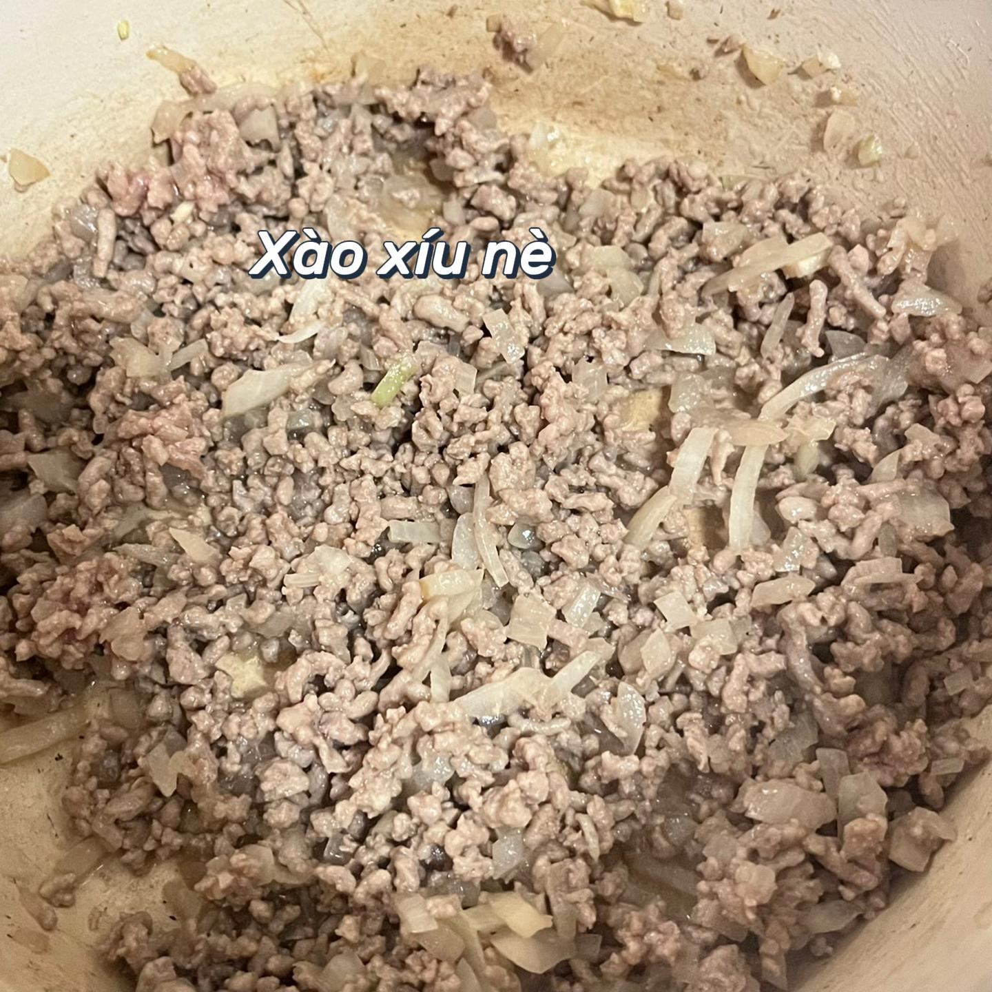 Đậu Non Thịt Băm Đậm Đà Trong Bát Xinh