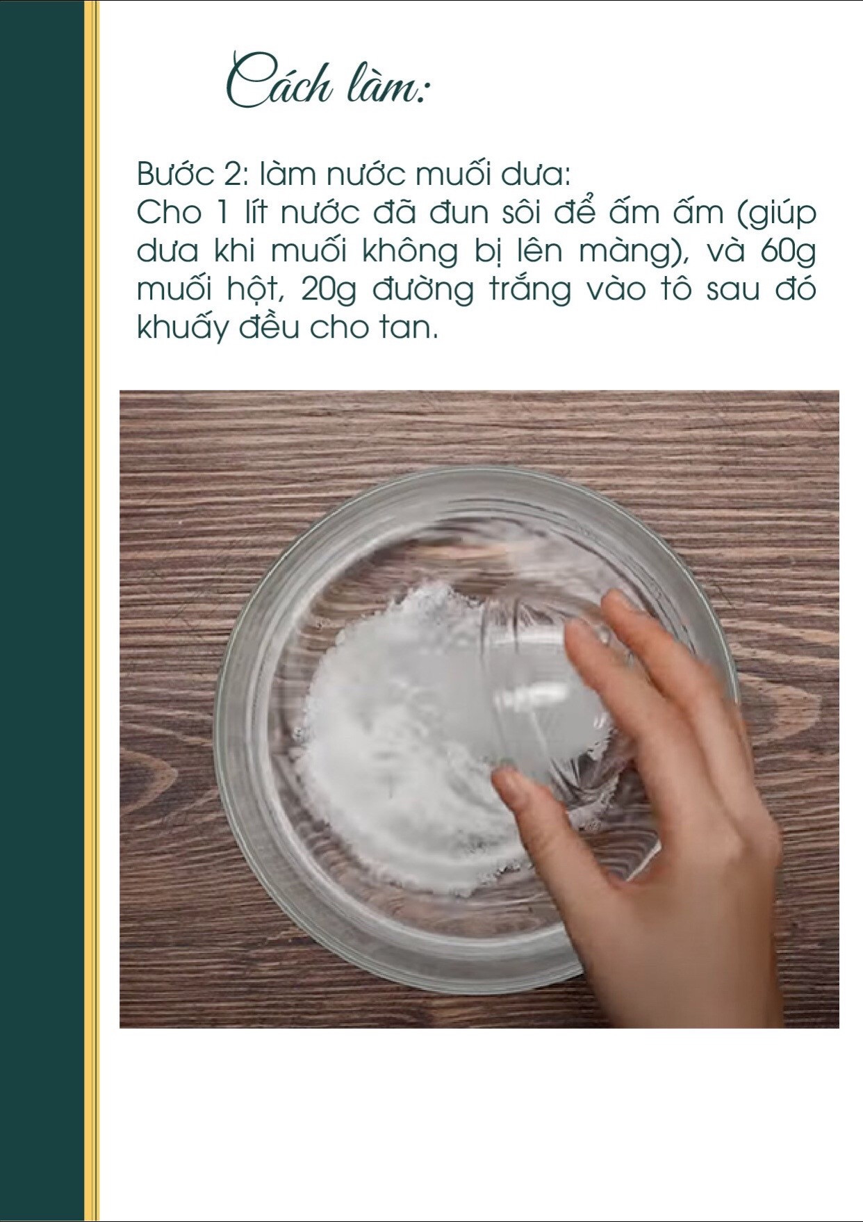 Dưa Cải Muối Giòn Chua - Hương Vị Truyền Thống Từ Vườn Chay