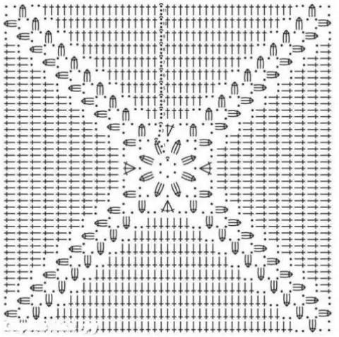 Elegant Crochet Bag with Tassel Design and Handle