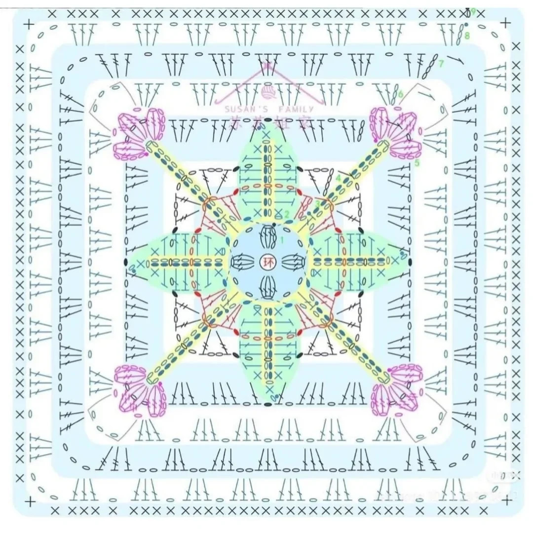 Elegant Crochet Blanket with Intricate Floral Patterns for Cozy Evenings