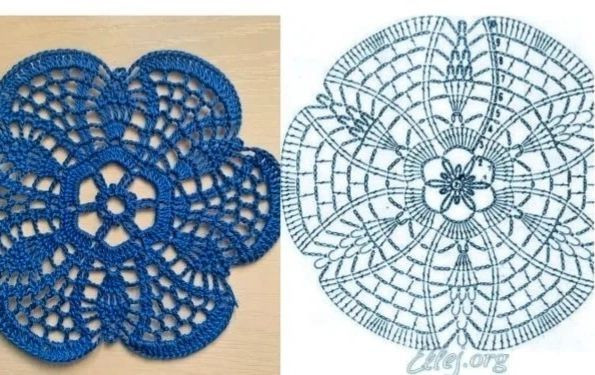 Elegant Crochet Doily Pattern for Home Decoration