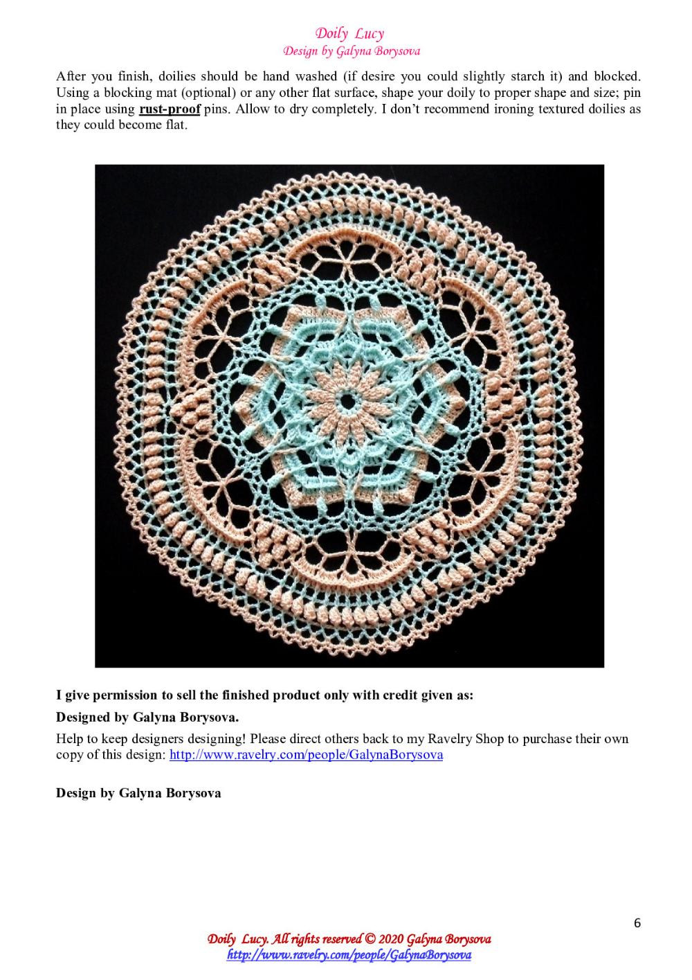 Elegant Crochet Doily Pattern with Detailed Instructions and Material List