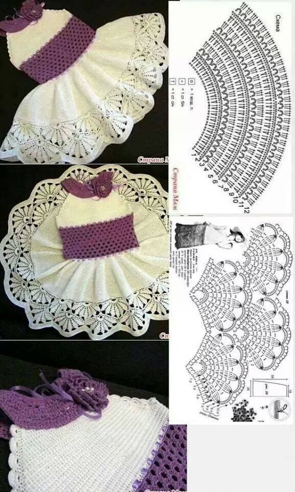 Elegant Crochet Dress Pattern with Detailed Instructions