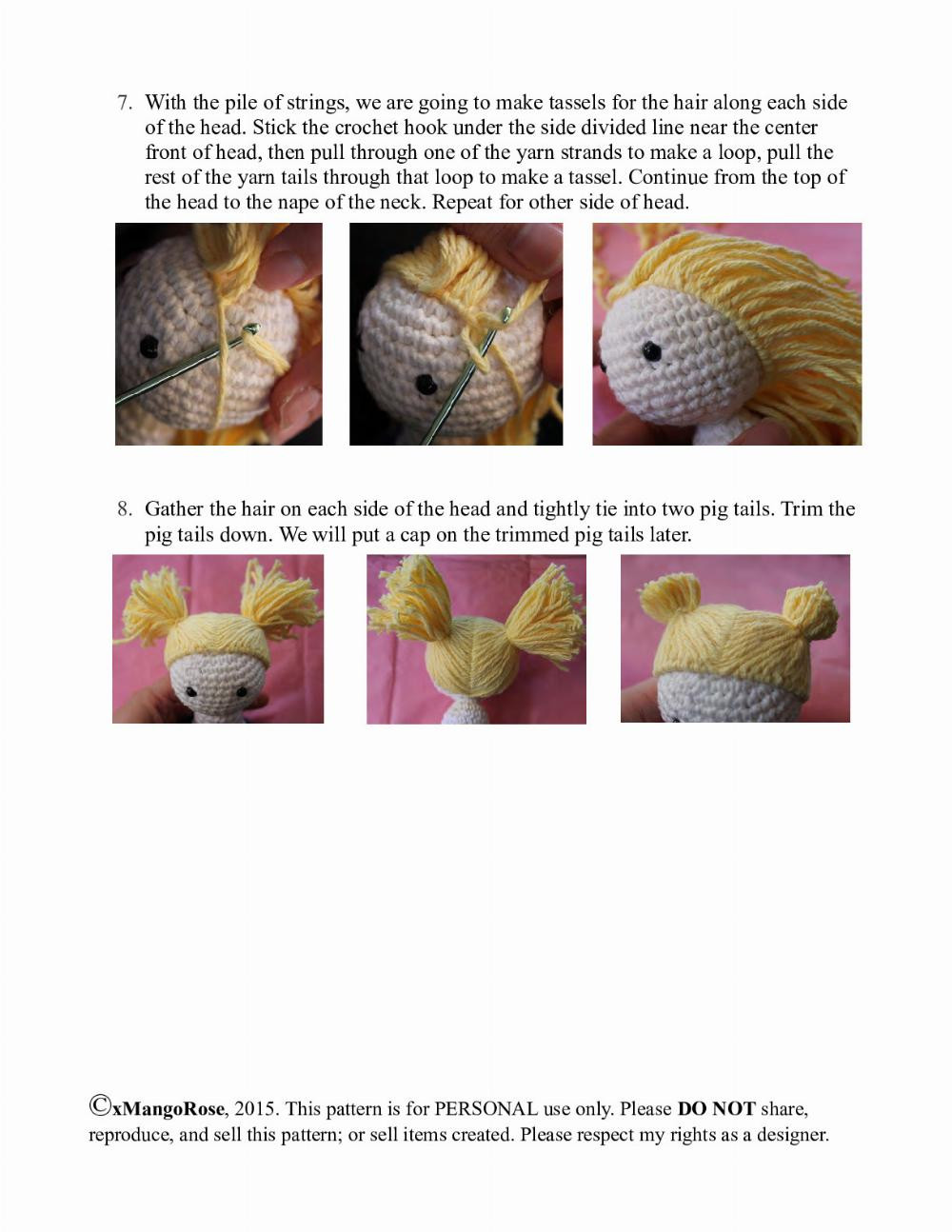 Eternal Sailor Moon Amigurumi Doll Crochet Pattern by xMangoRose