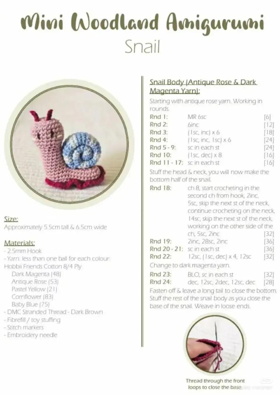 Explore the Mini Woodland Amigurumi Advent Calendar Crochet Patterns