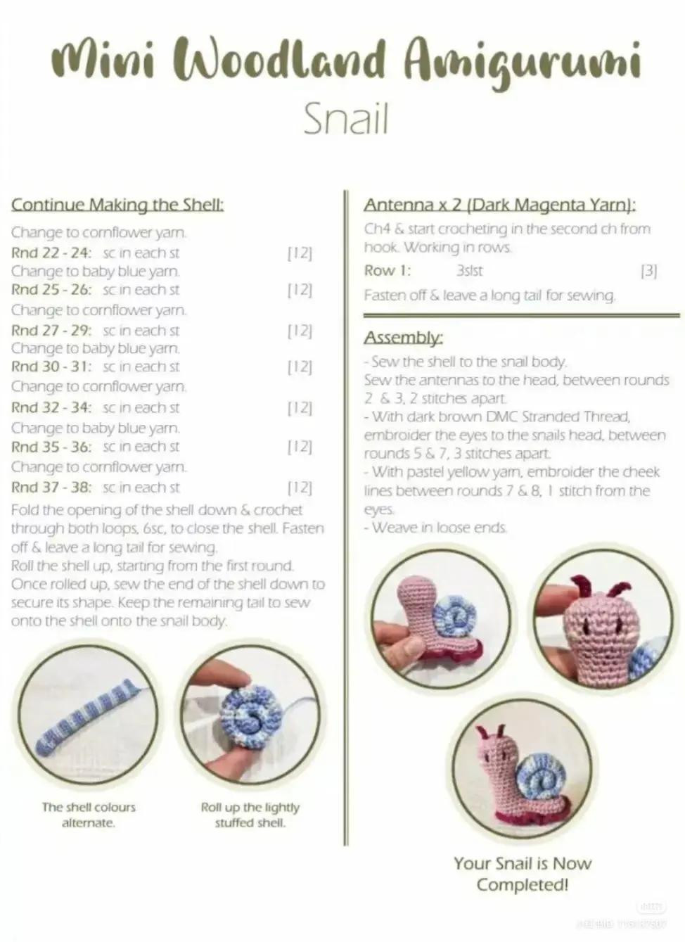 Explore the Mini Woodland Amigurumi Advent Calendar Crochet Patterns