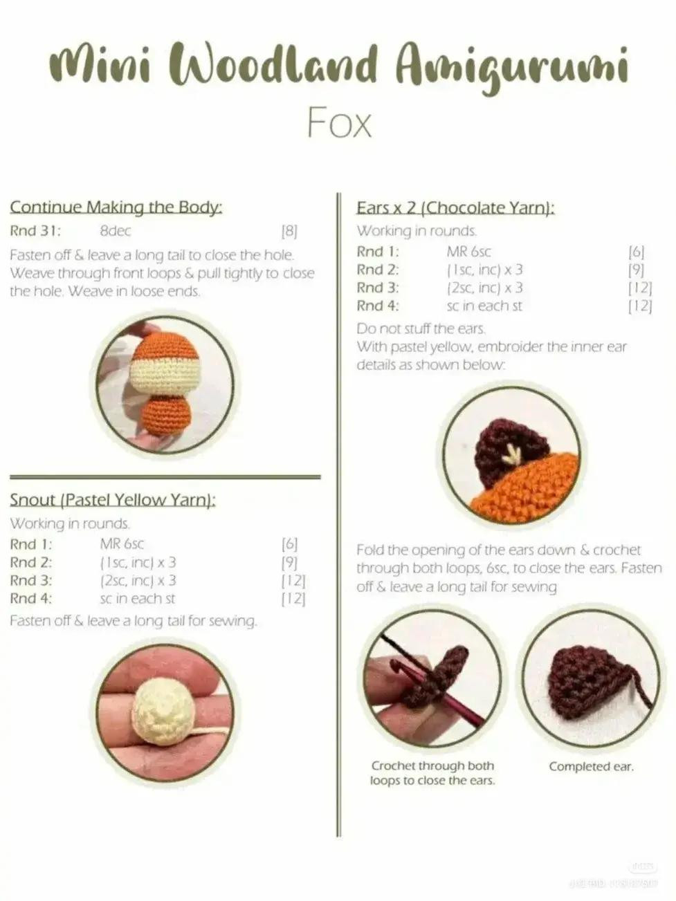 Explore the Mini Woodland Amigurumi Advent Calendar Crochet Patterns
