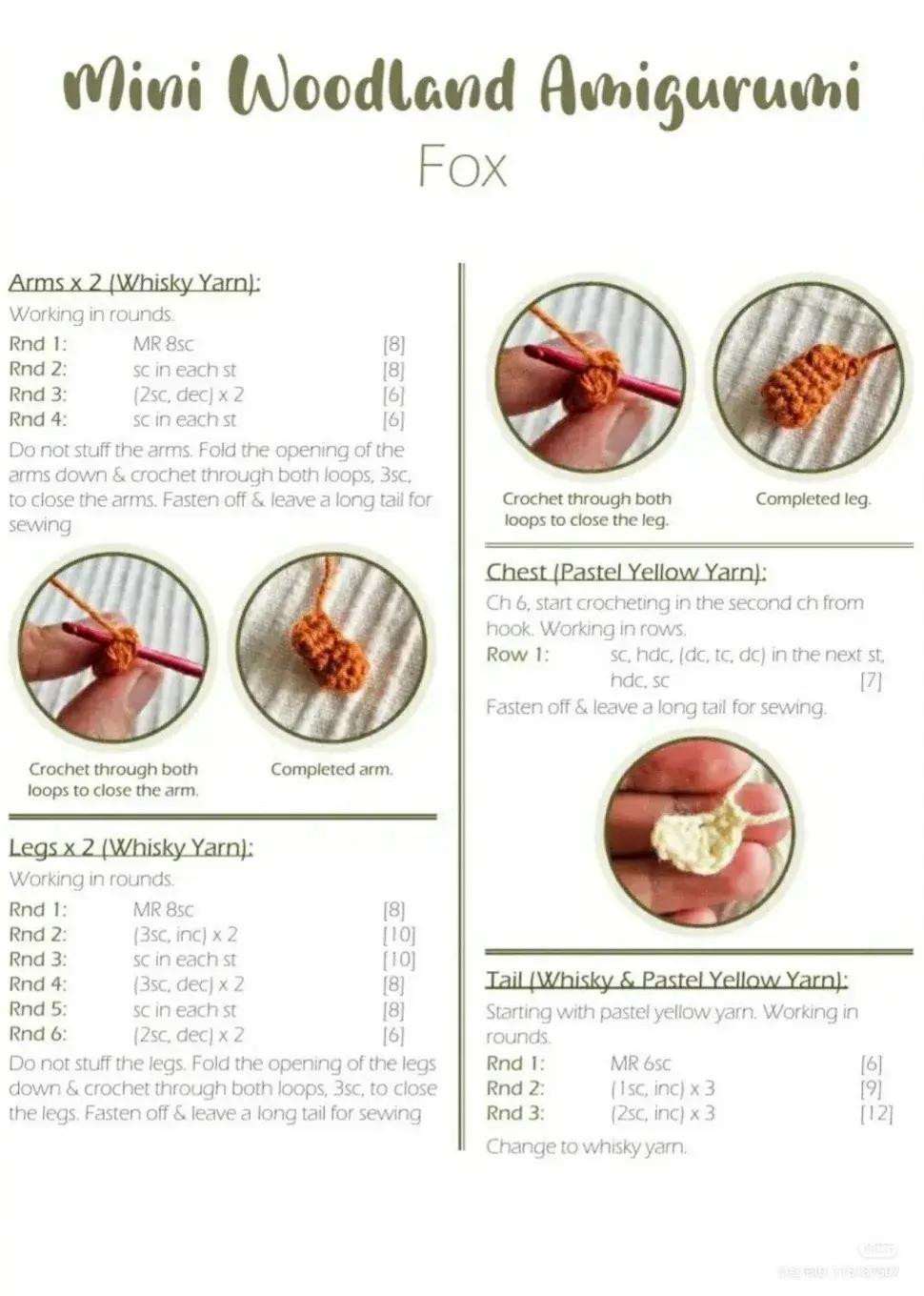 Explore the Mini Woodland Amigurumi Advent Calendar Crochet Patterns