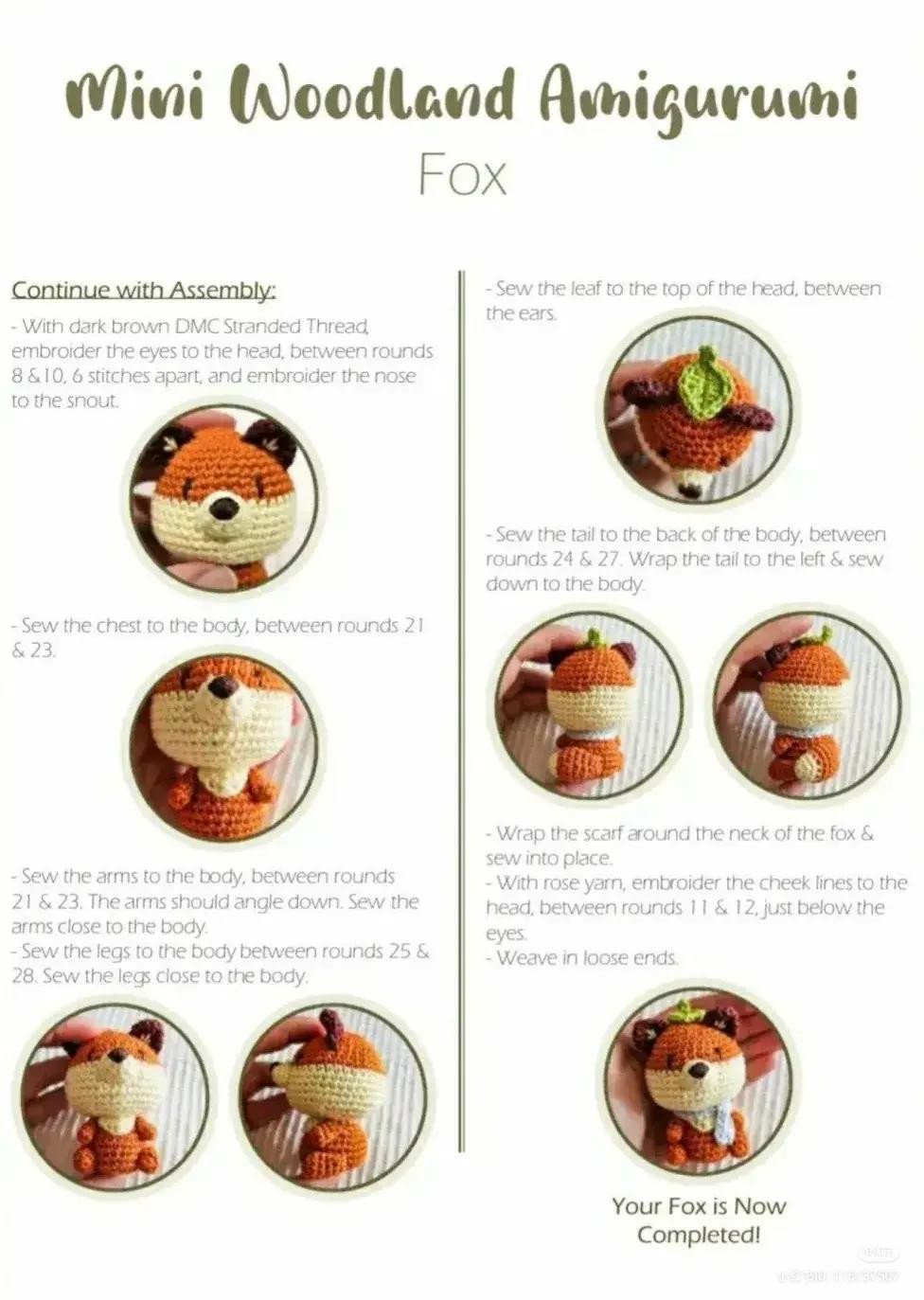 Explore the Mini Woodland Amigurumi Advent Calendar Crochet Patterns