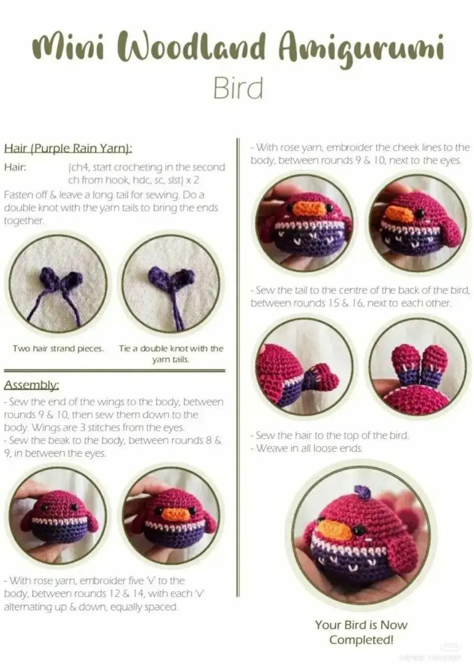 Explore the Mini Woodland Amigurumi Advent Calendar Crochet Patterns