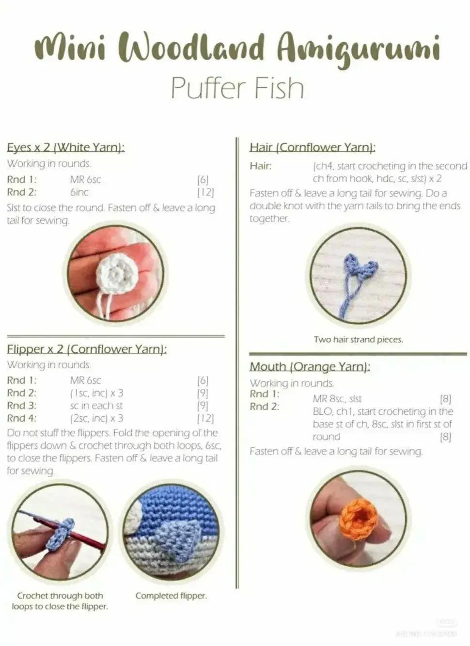 Explore the Mini Woodland Amigurumi Advent Calendar Crochet Patterns