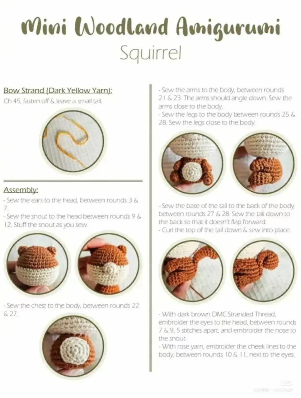 Explore the Mini Woodland Amigurumi Advent Calendar Crochet Patterns