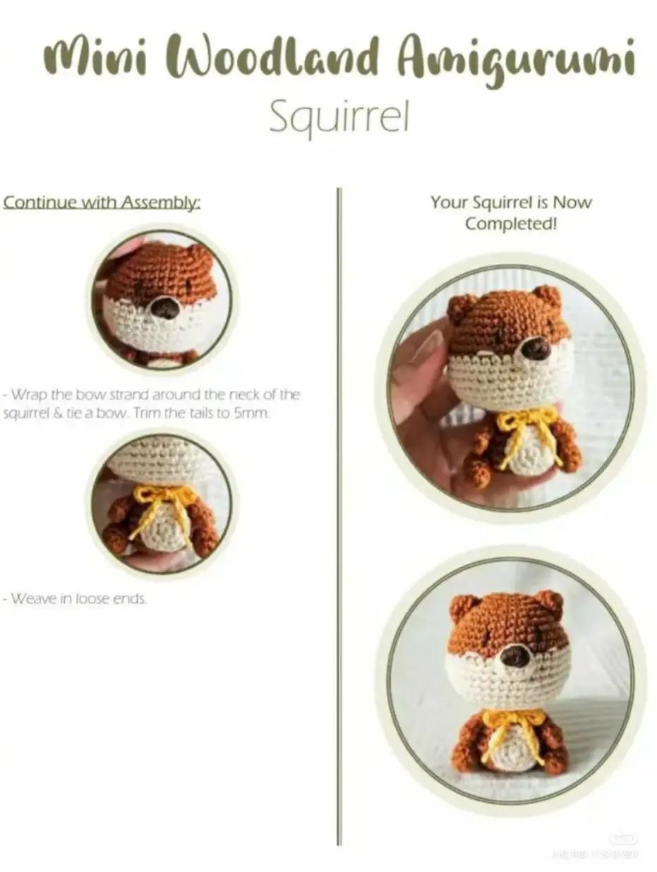 Explore the Mini Woodland Amigurumi Advent Calendar Crochet Patterns