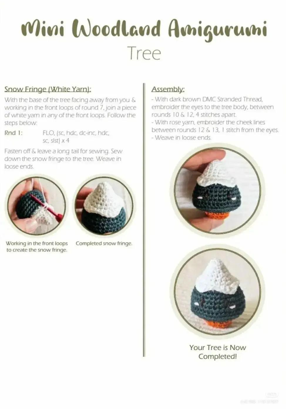 Explore the Mini Woodland Amigurumi Advent Calendar Crochet Patterns