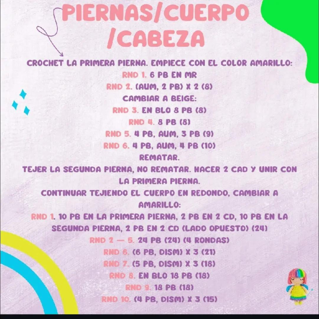 Fada Arco-íris Amigurumi: Padrão Grátis para Artesãos