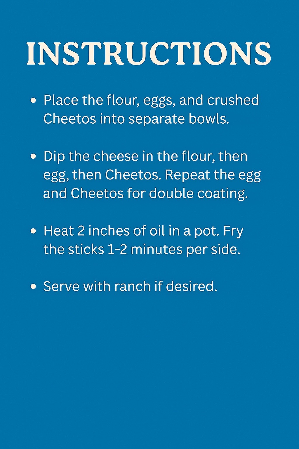 Fiery Crunchy Mozzarella Delight