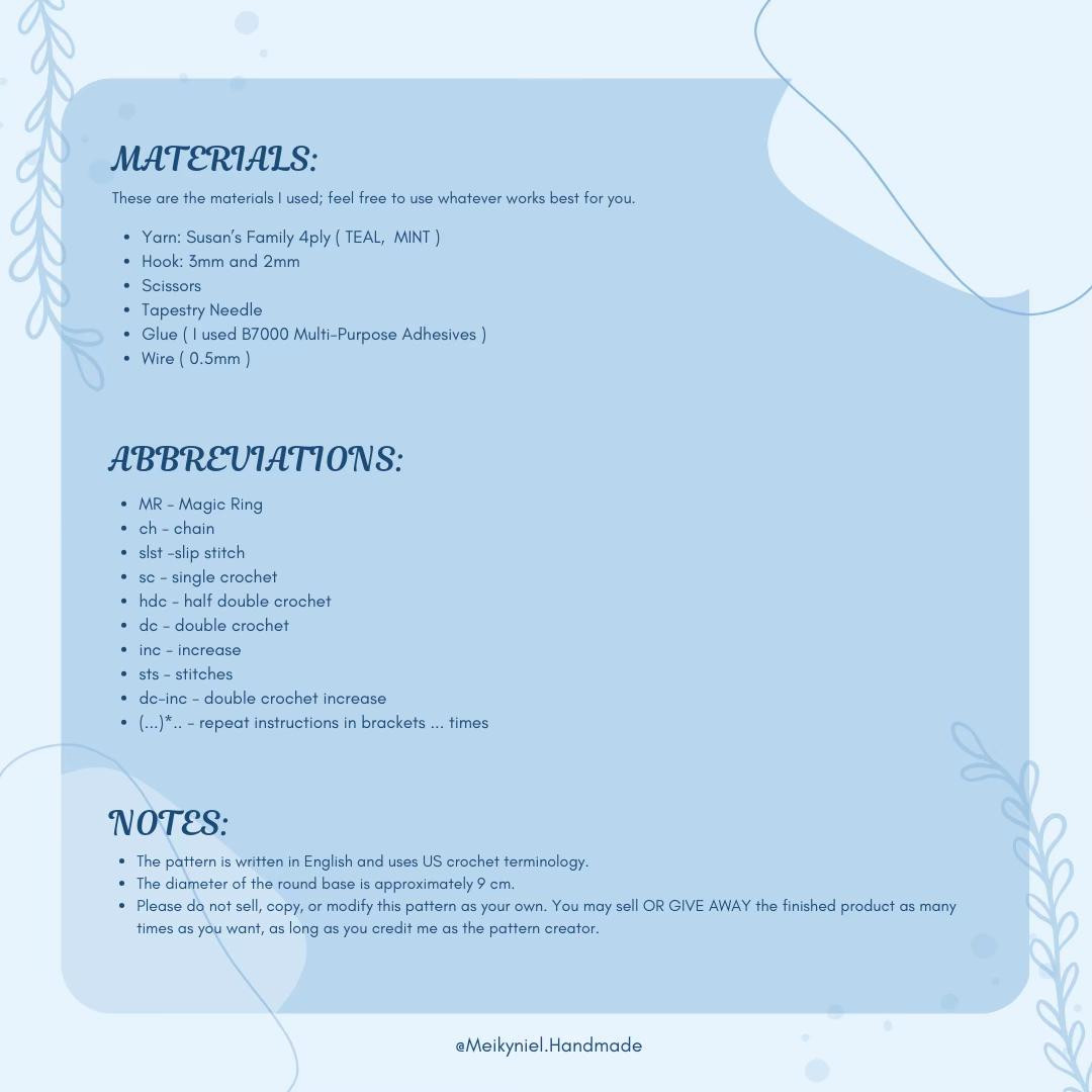 Free Crochet Amigurumi Stand Pattern - Anemo Design