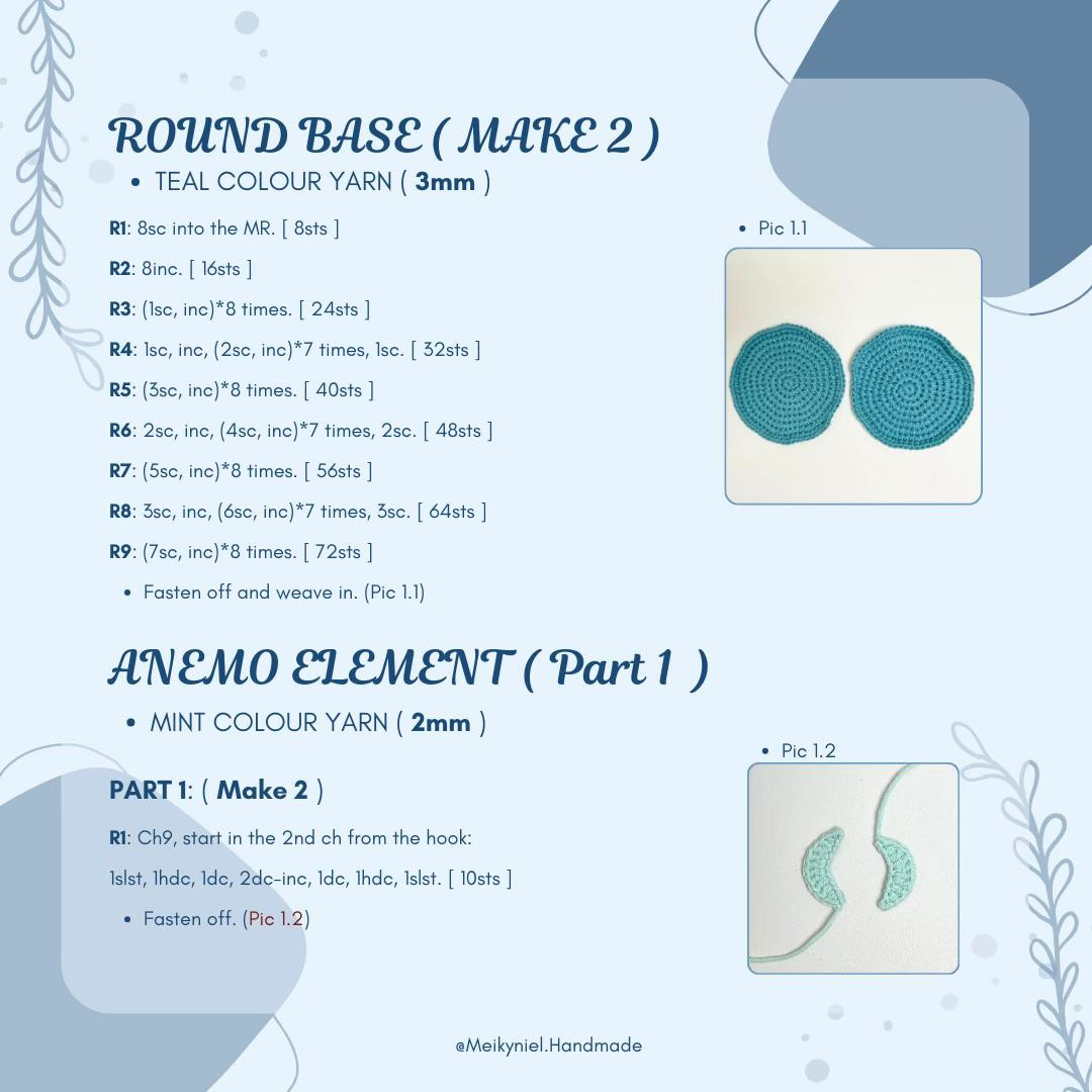 Free Crochet Amigurumi Stand Pattern - Anemo Design