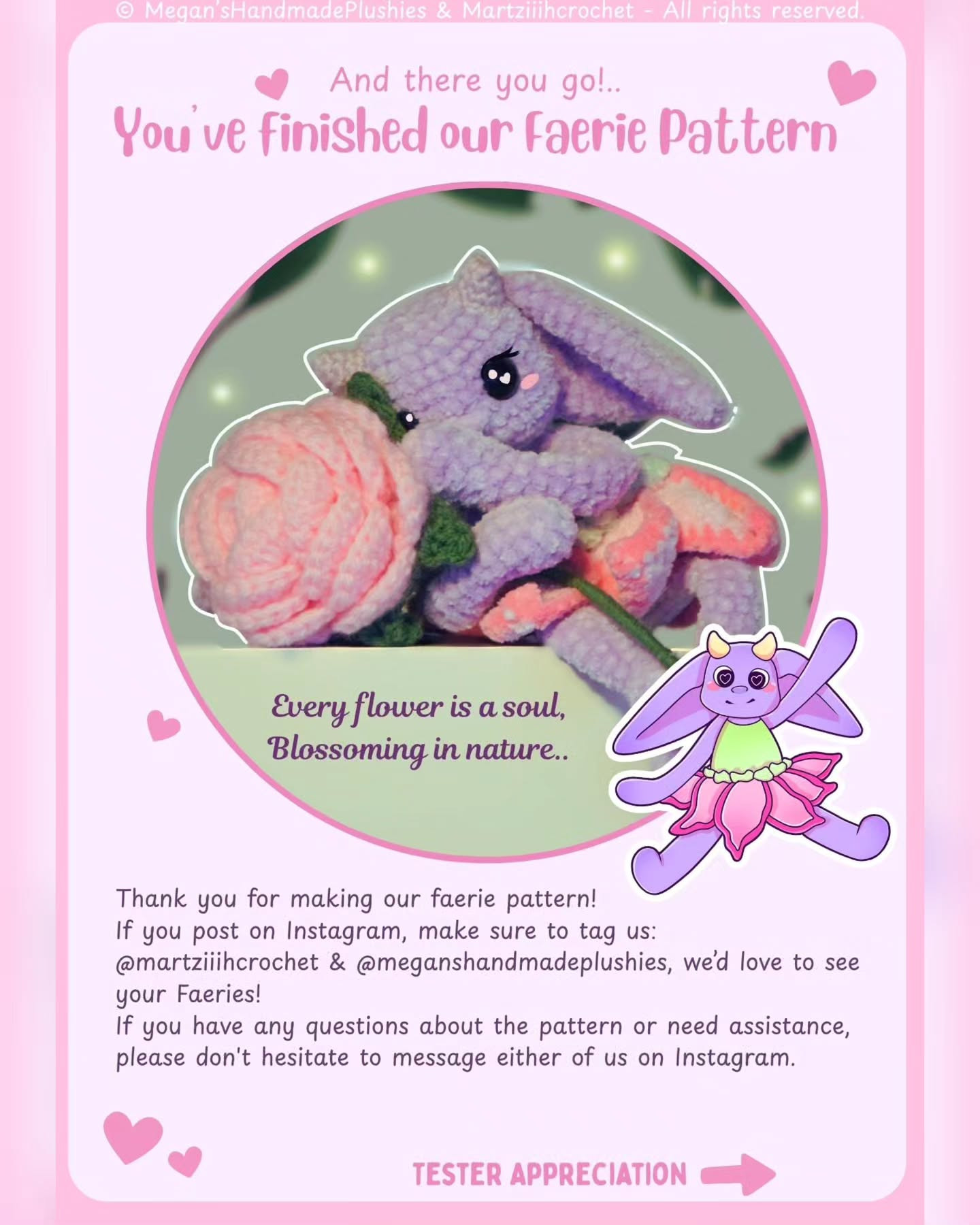 Free Crochet Pattern: Elfie the Flower Spirit Amigurumi