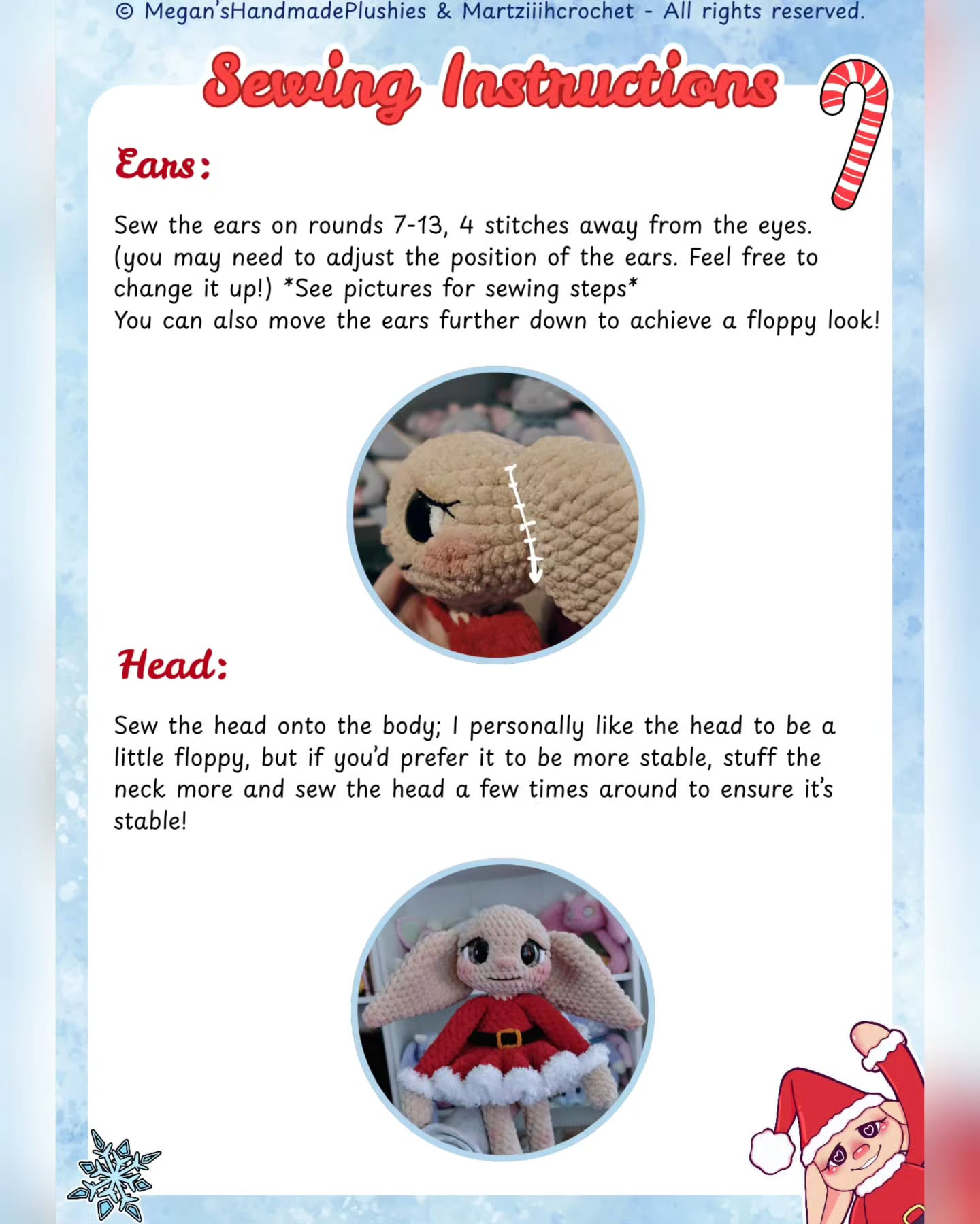 Free Crochet Pattern: Elfie the Miss Santa Amigurumi Doll