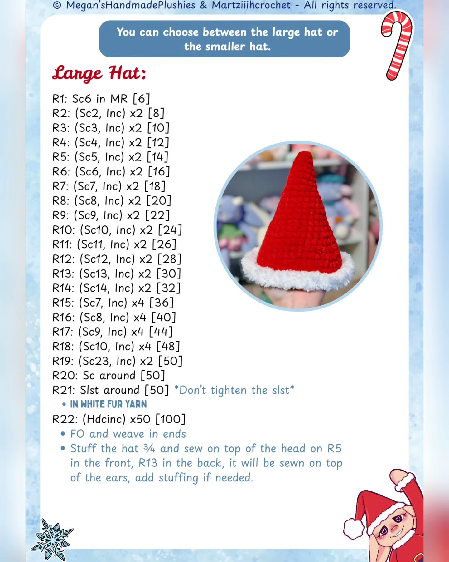 Free Crochet Pattern: Elfie the Miss Santa Amigurumi Doll