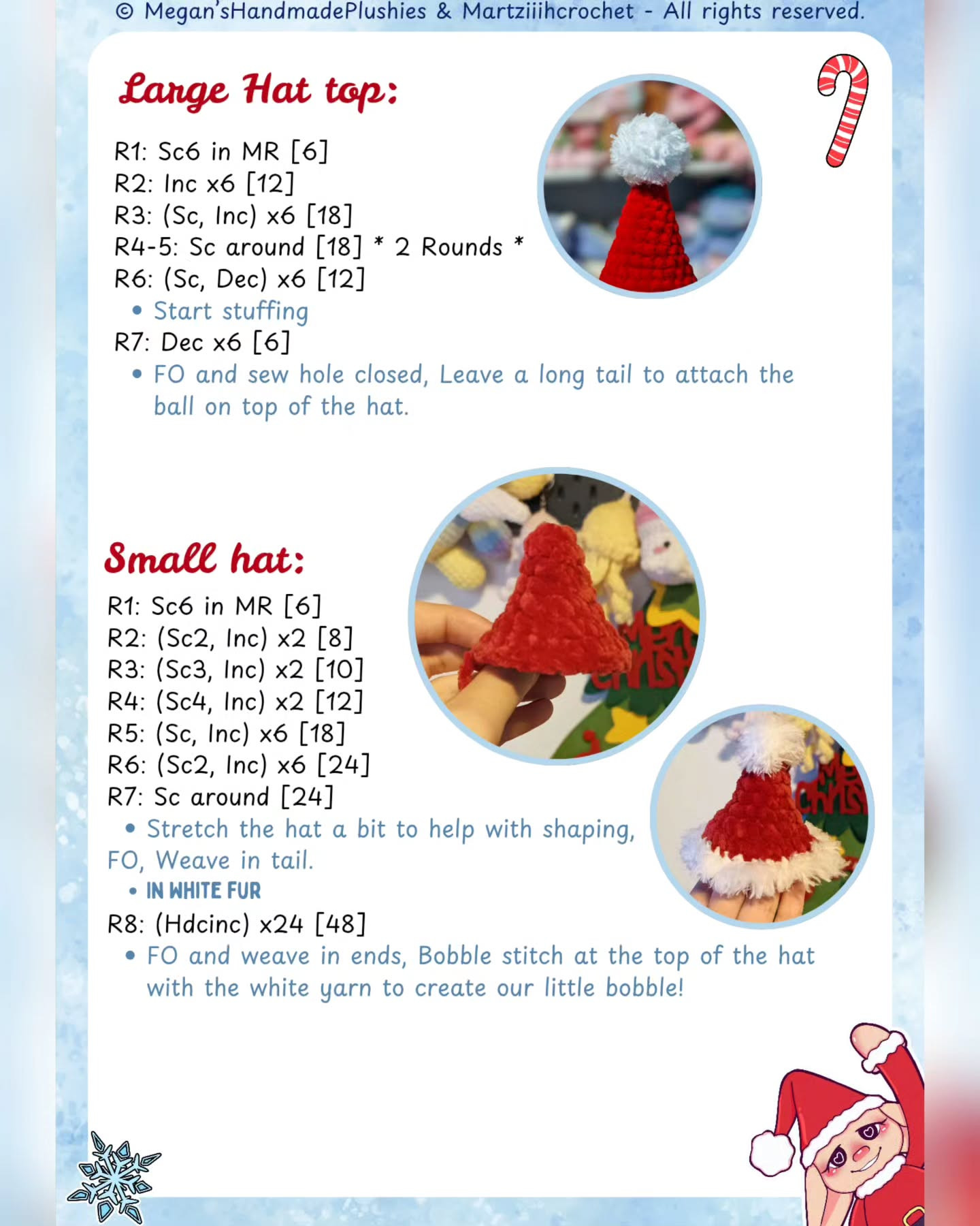 Free Crochet Pattern: Elfie the Miss Santa Amigurumi Doll