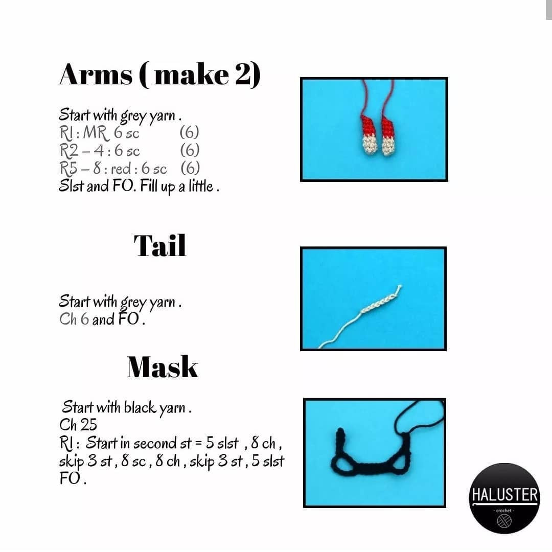 Free Crochet Pattern: Kaii the Elephant Cleaner Amigurumi