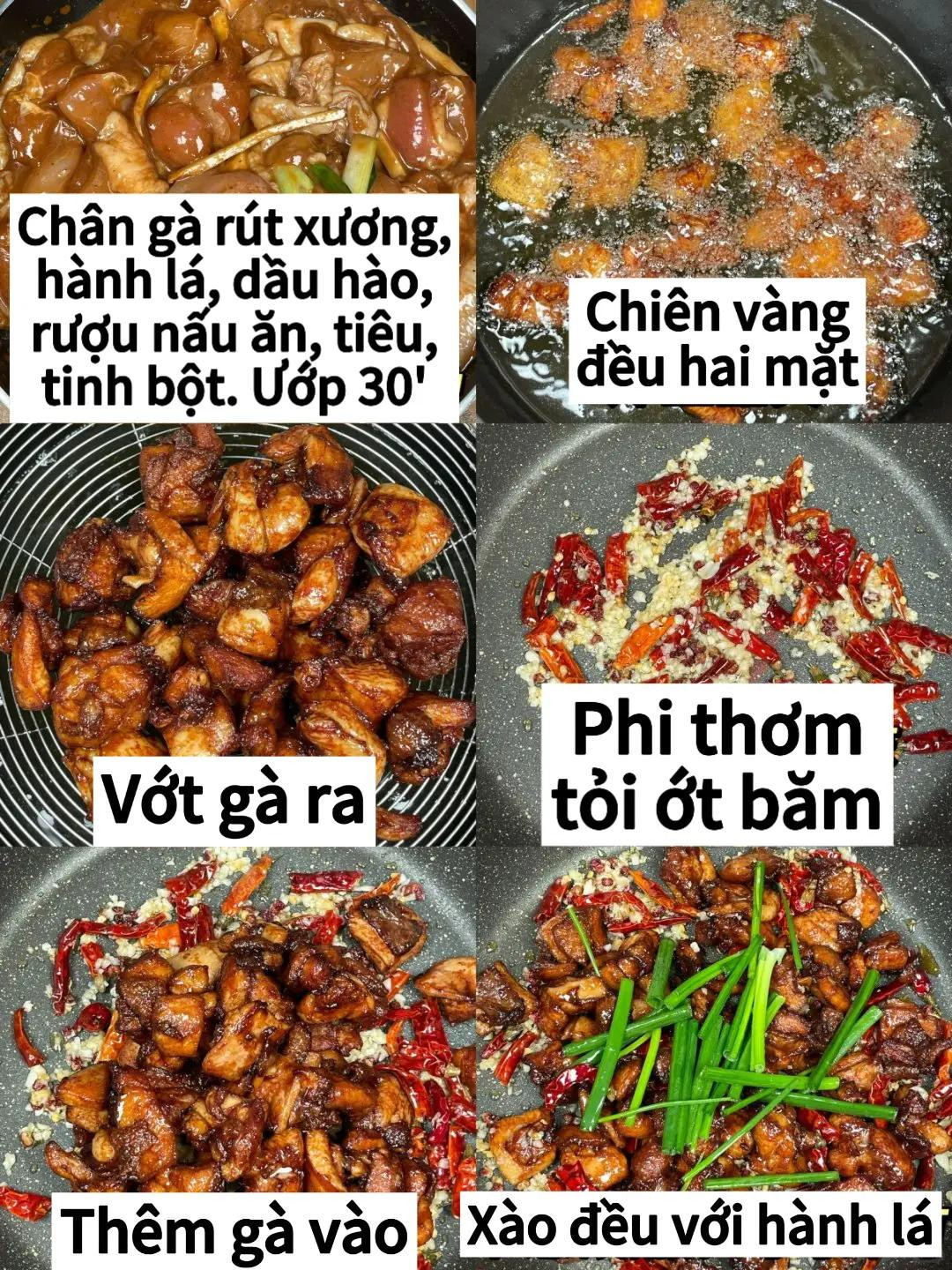 Gà Chiên Giòn Xào Ớt Cay Nồng Đậm Vị