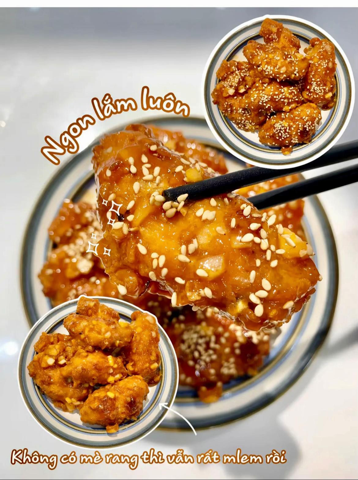 Gà Giòn Xốt Cam Thơm Lừng Khó Cưỡng