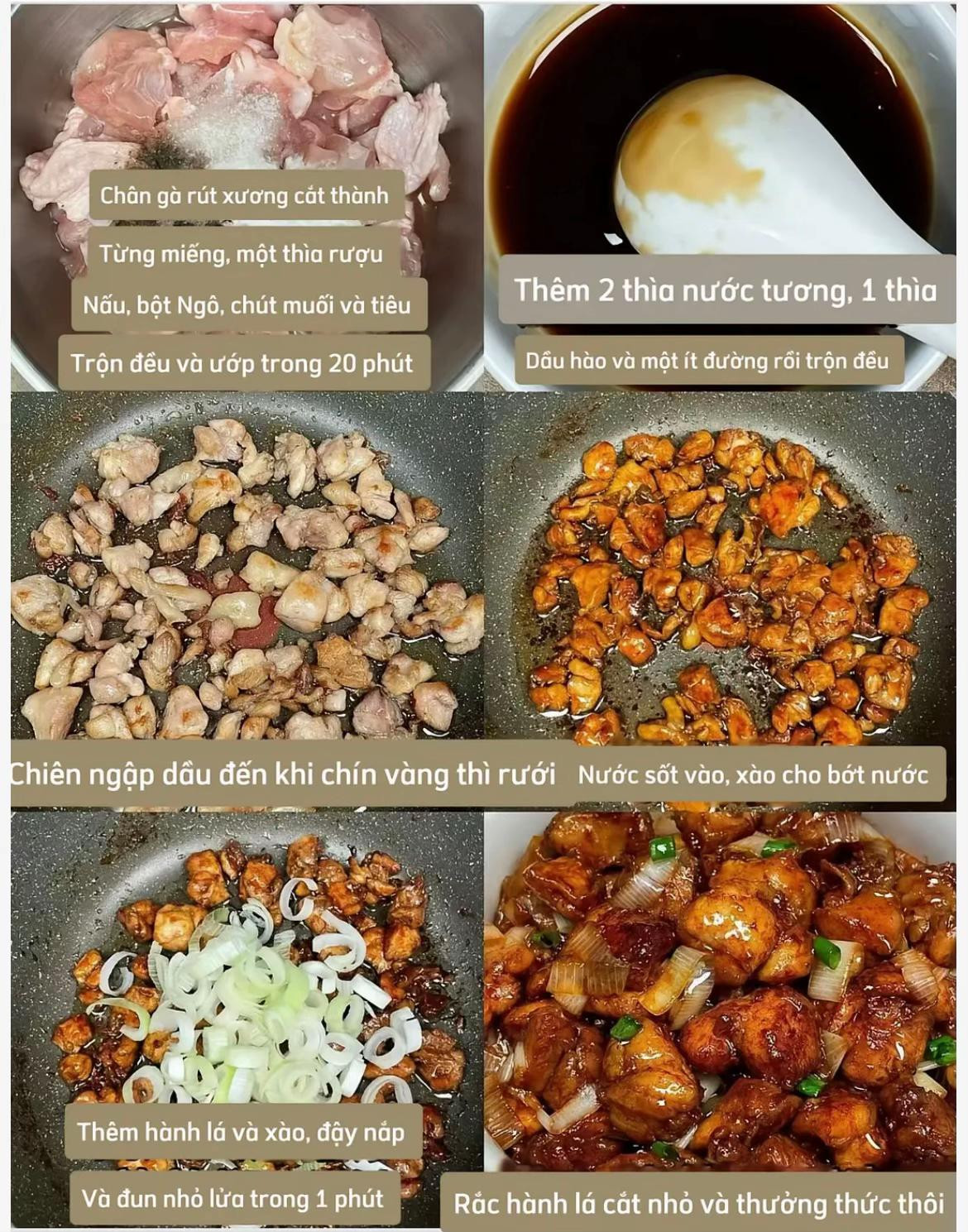 Gà Xào Hành Tây Sốt Đậm Đà Ngọt Ngào