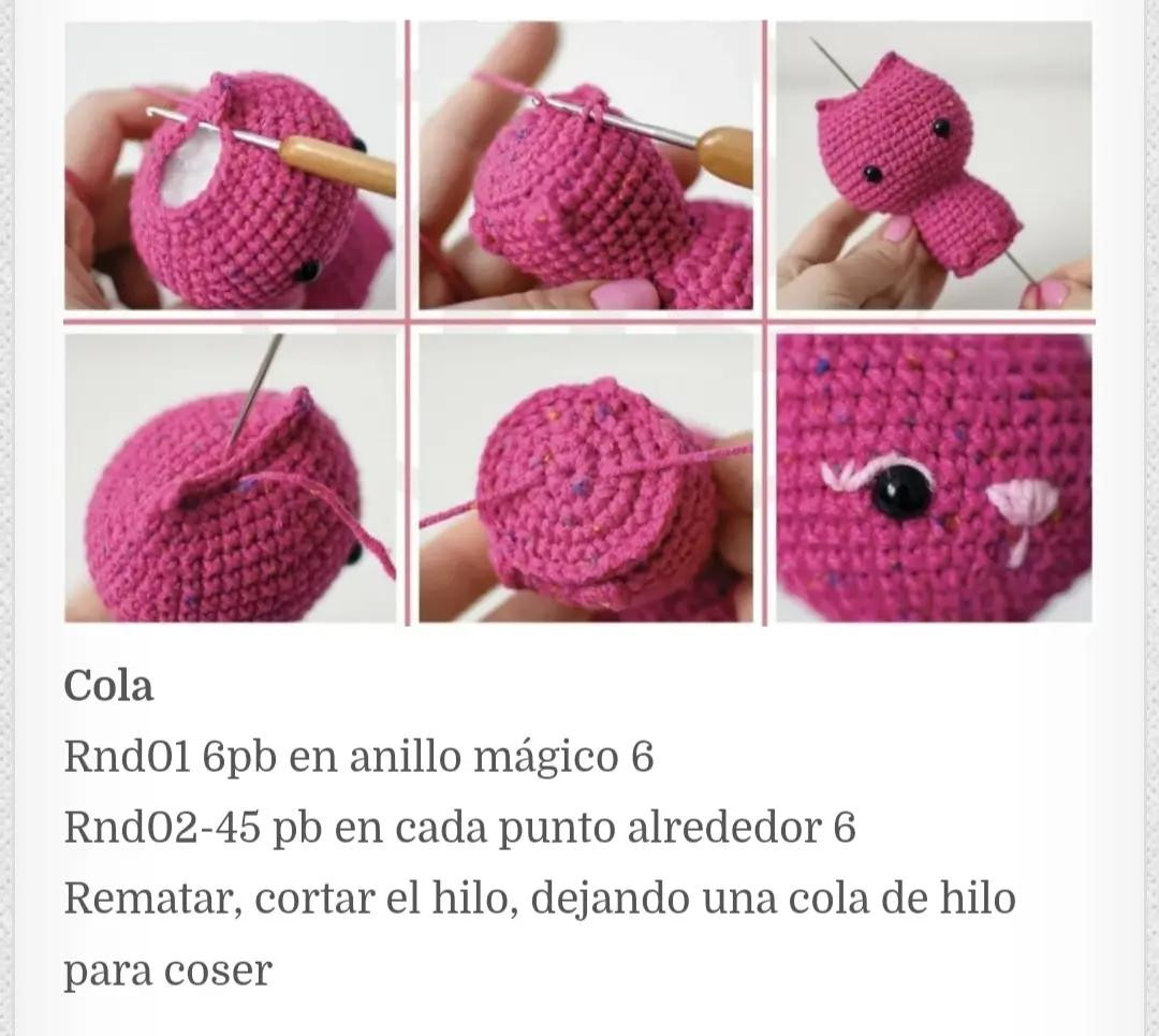 Gatitos Amigurumi: Patrón de Tejido Gratis y Fácil para Principiantes