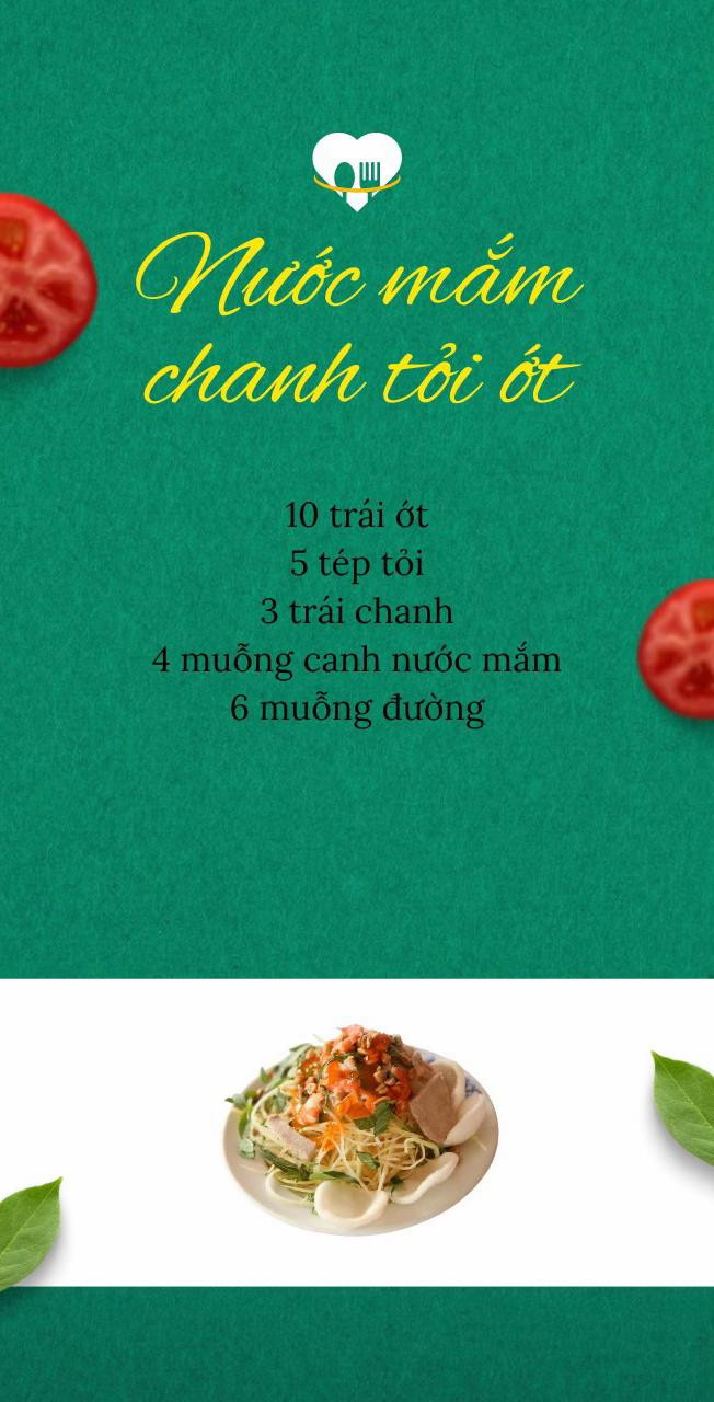 Gỏi Đậm Đà Hương Vị Mắm Trộn Tinh Tế