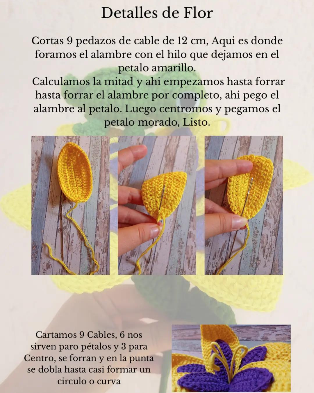 Guía para tejer una flor vibrante a crochet