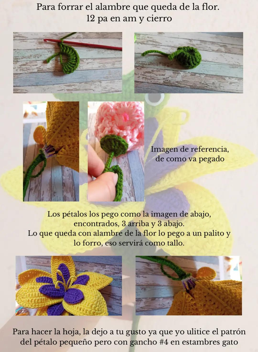 Guía para tejer una flor vibrante a crochet
