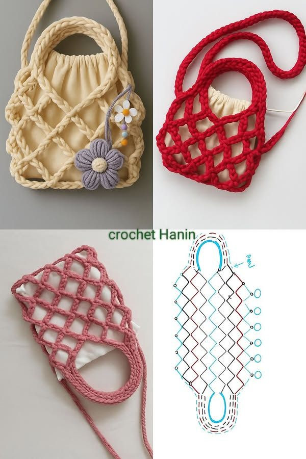 Hexagon Crochet Bag Pattern for Stylish Handmade Accessory