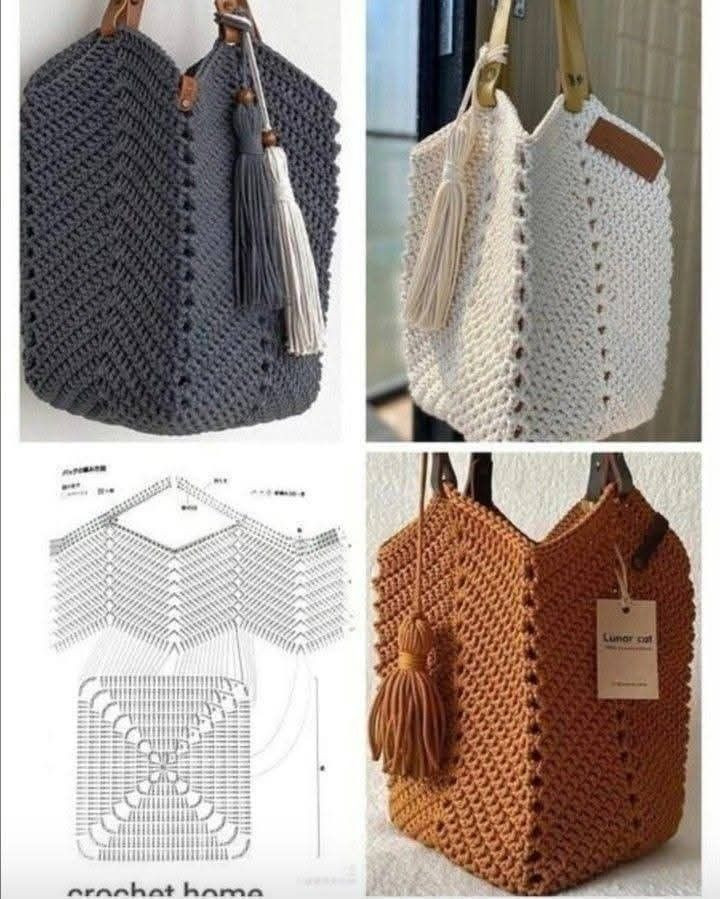 Hexagon Crochet Bag Pattern for Stylish Handmade Accessory