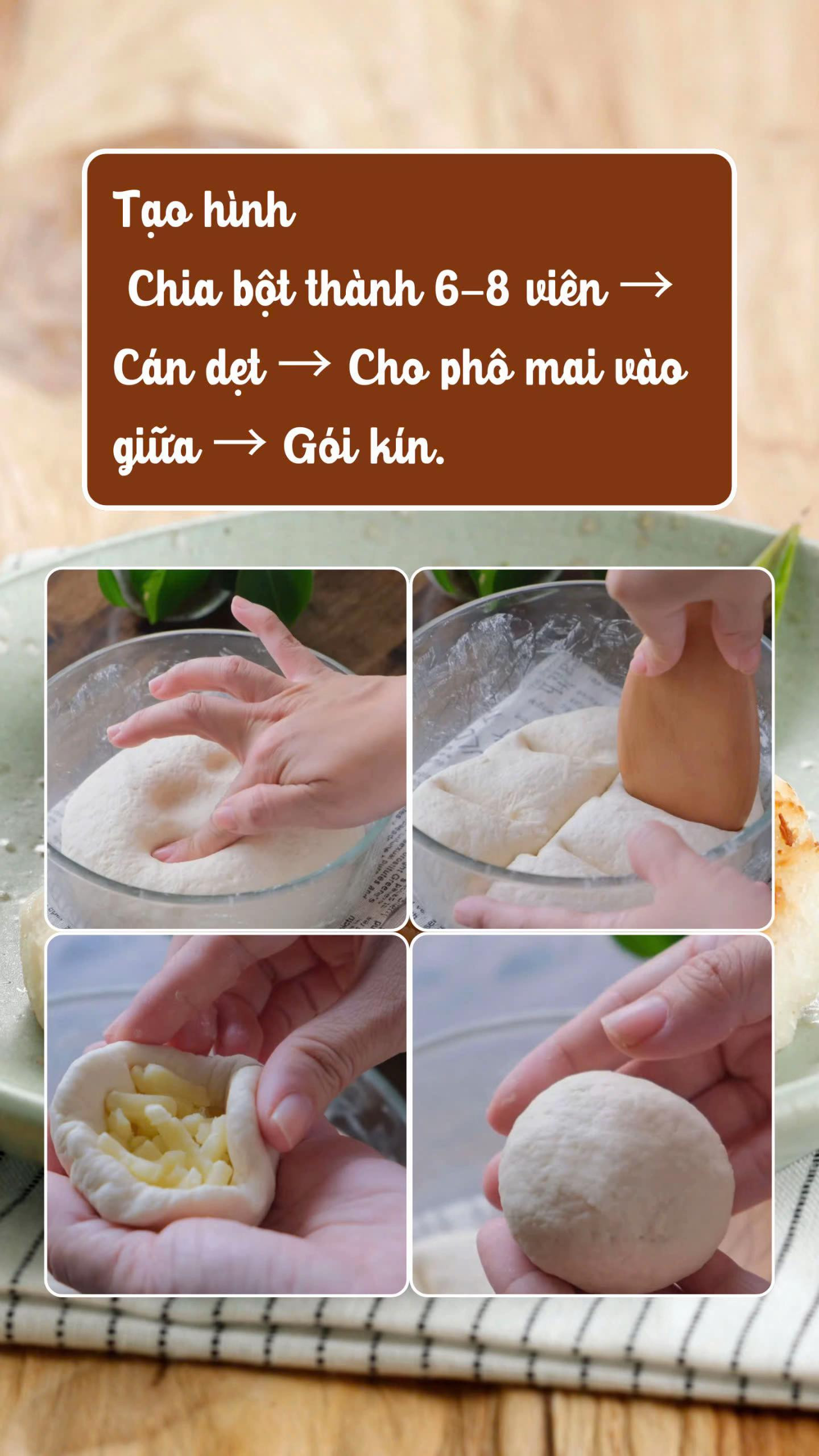 Hotteok Phô Mai Giòn Rụm, Kéo Sợi Đậm Đà Tại Nhà