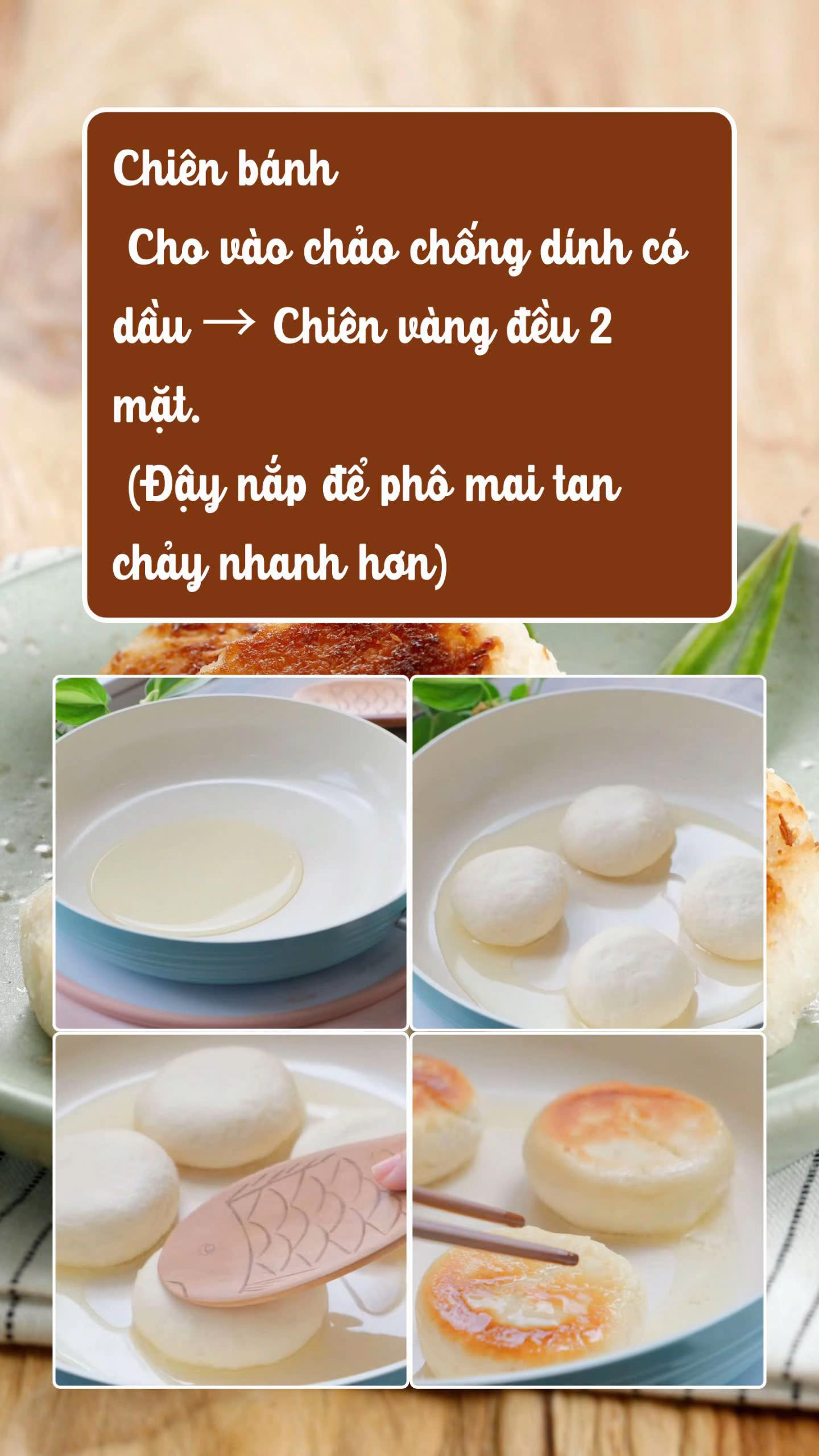 Hotteok Phô Mai Giòn Rụm, Kéo Sợi Đậm Đà Tại Nhà