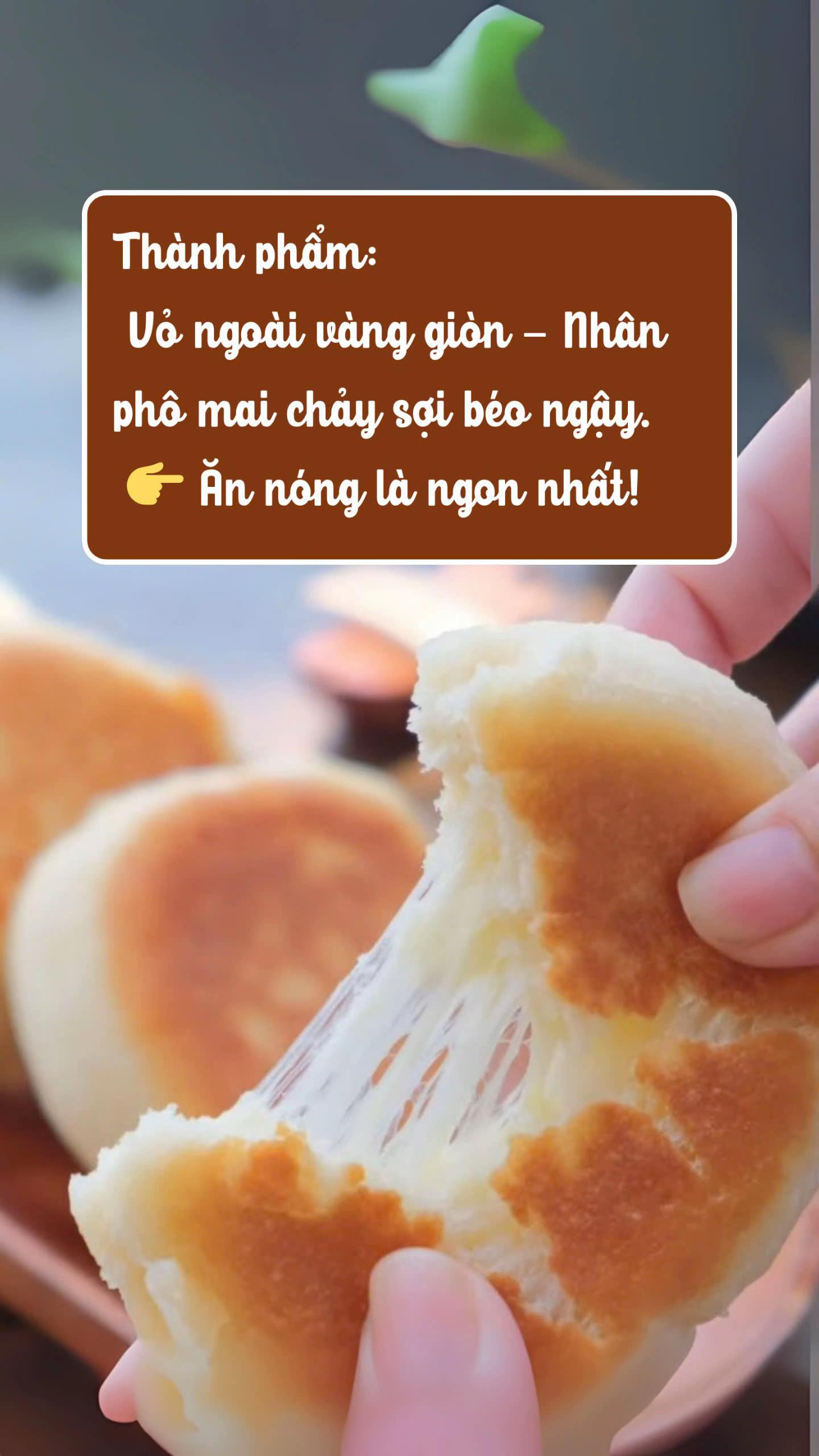 Hotteok Phô Mai Giòn Rụm, Kéo Sợi Đậm Đà Tại Nhà