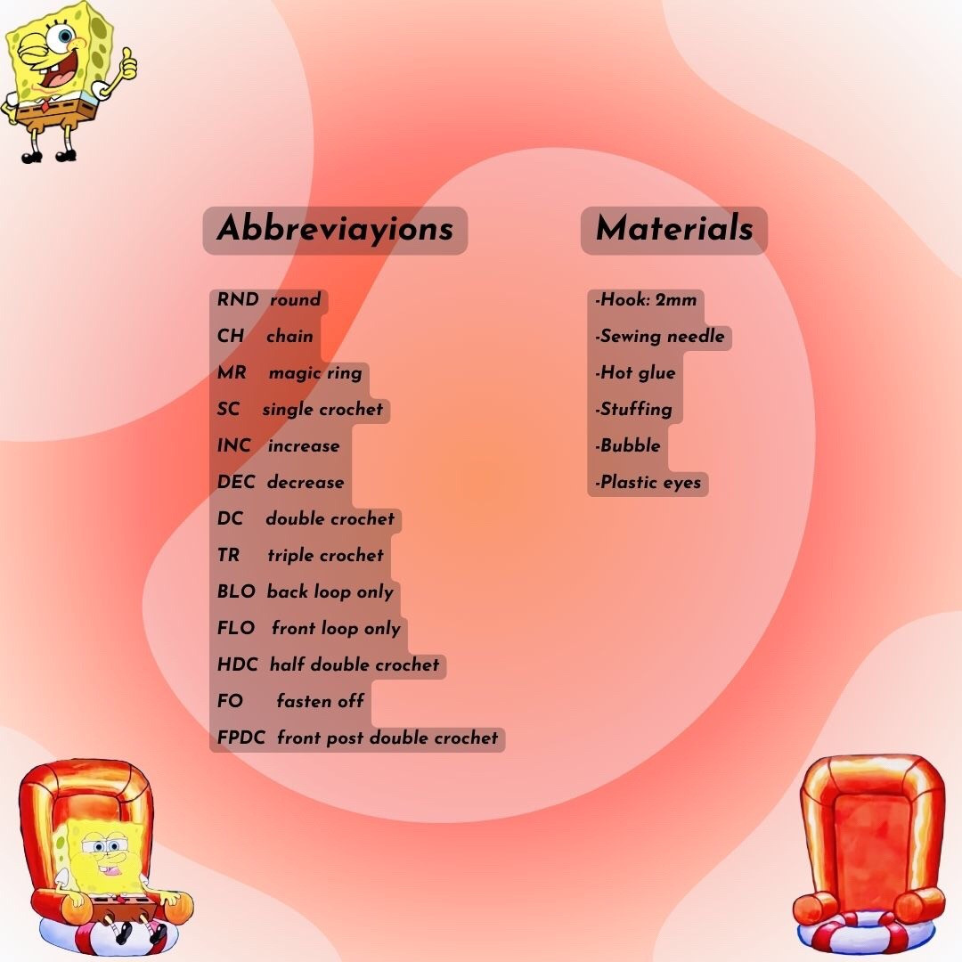 😜How to Crochet Adorable SpongeBob Sofa Hangers🎉