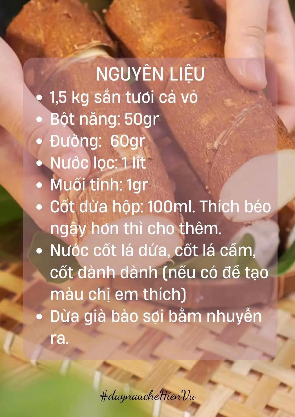 HƯỚNG DẪN LÀM BÁNH TẰM TUỔI THƠ