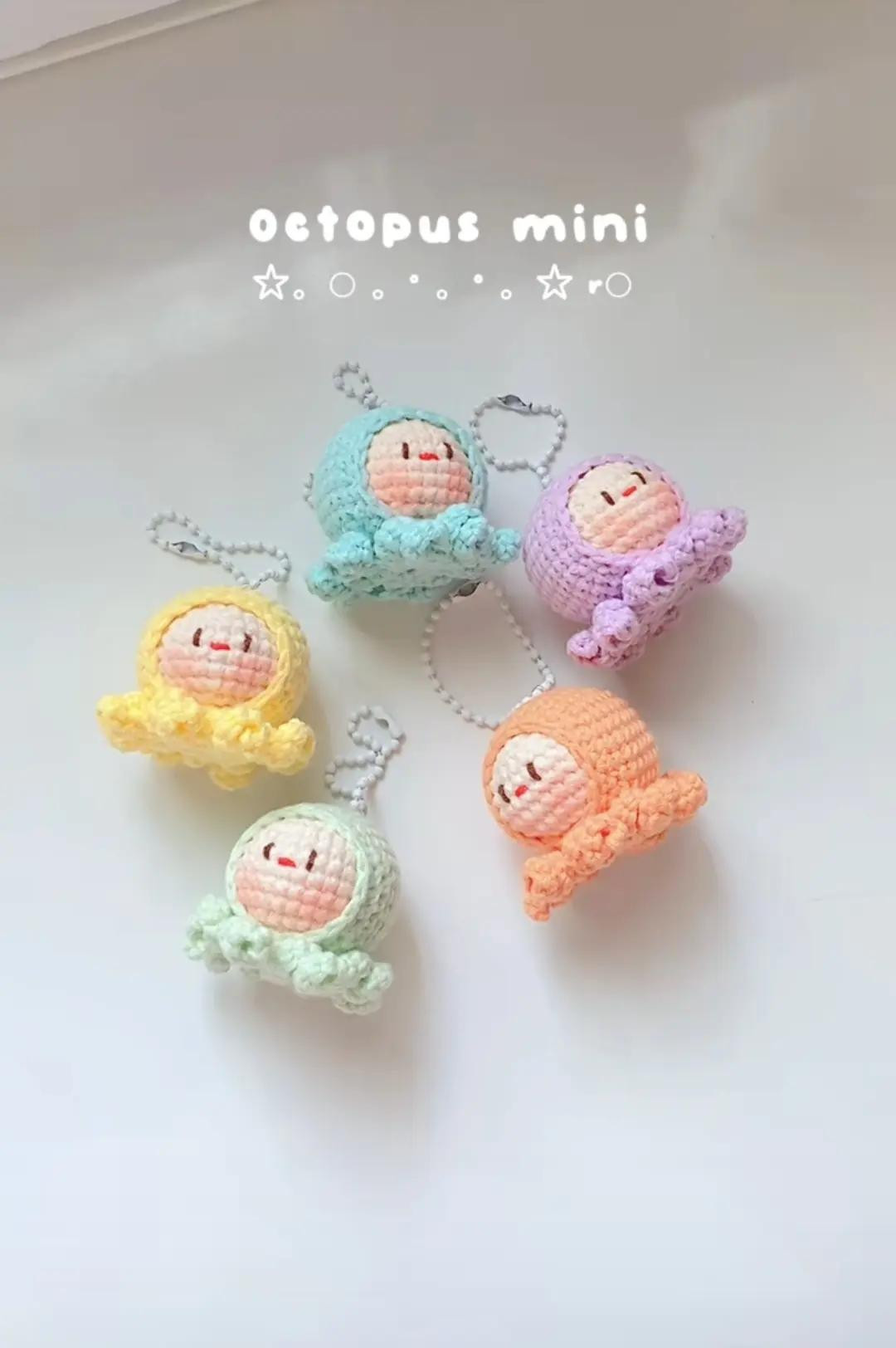 Hướng dẫn làm móc khóa len hình nhân vật dễ thương