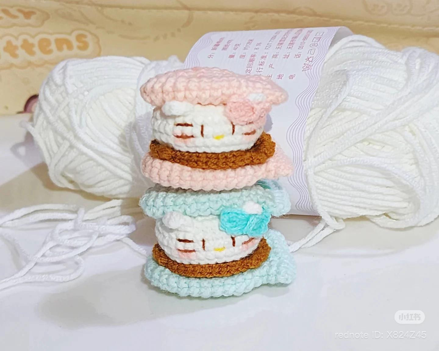 Hướng dẫn móc bánh cá hình Kitty dễ thương từ len