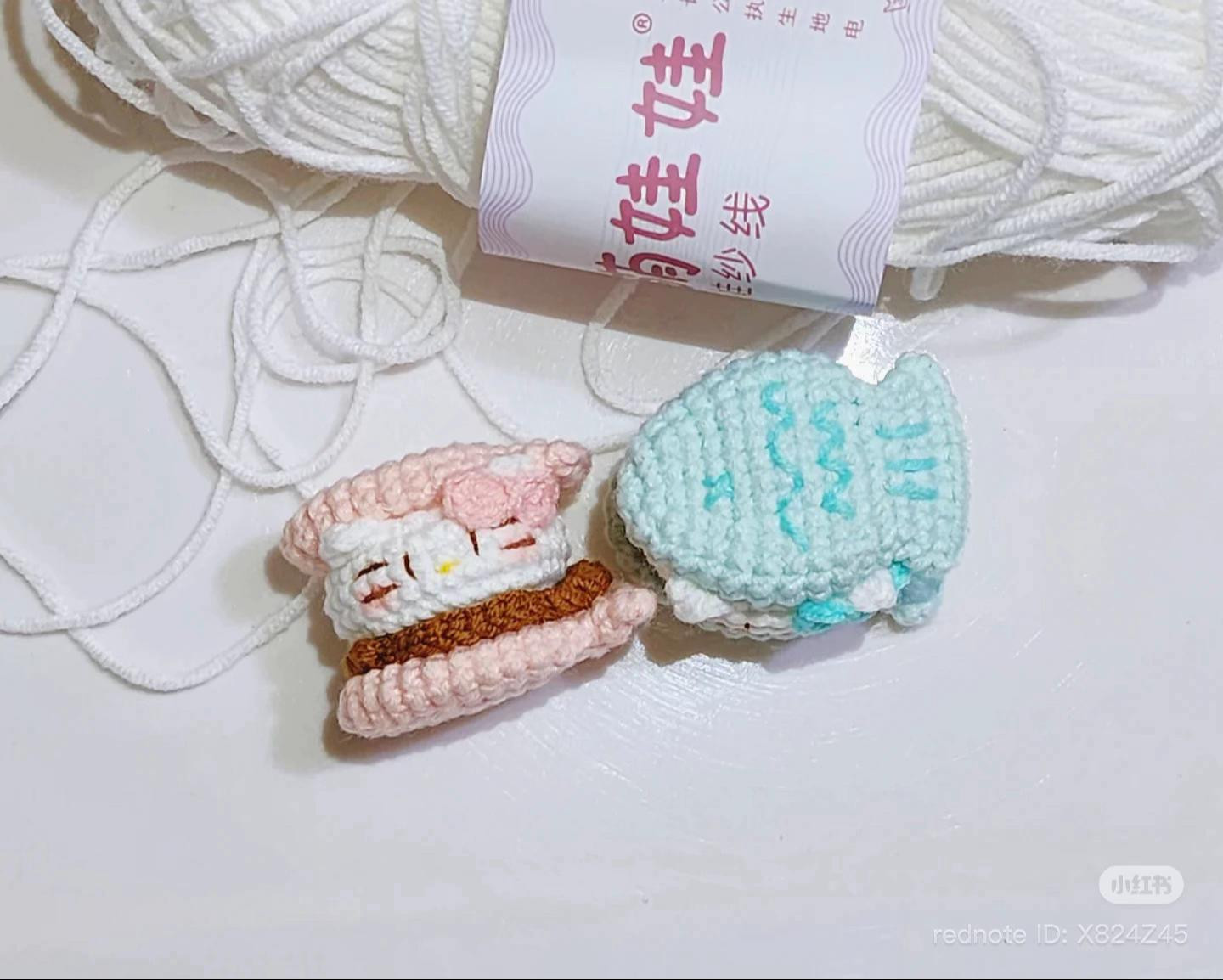 Hướng dẫn móc bánh cá hình Kitty dễ thương từ len