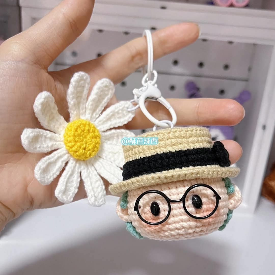 Hướng dẫn móc len lightstick G-Dragon hình hoa cúc dễ thương