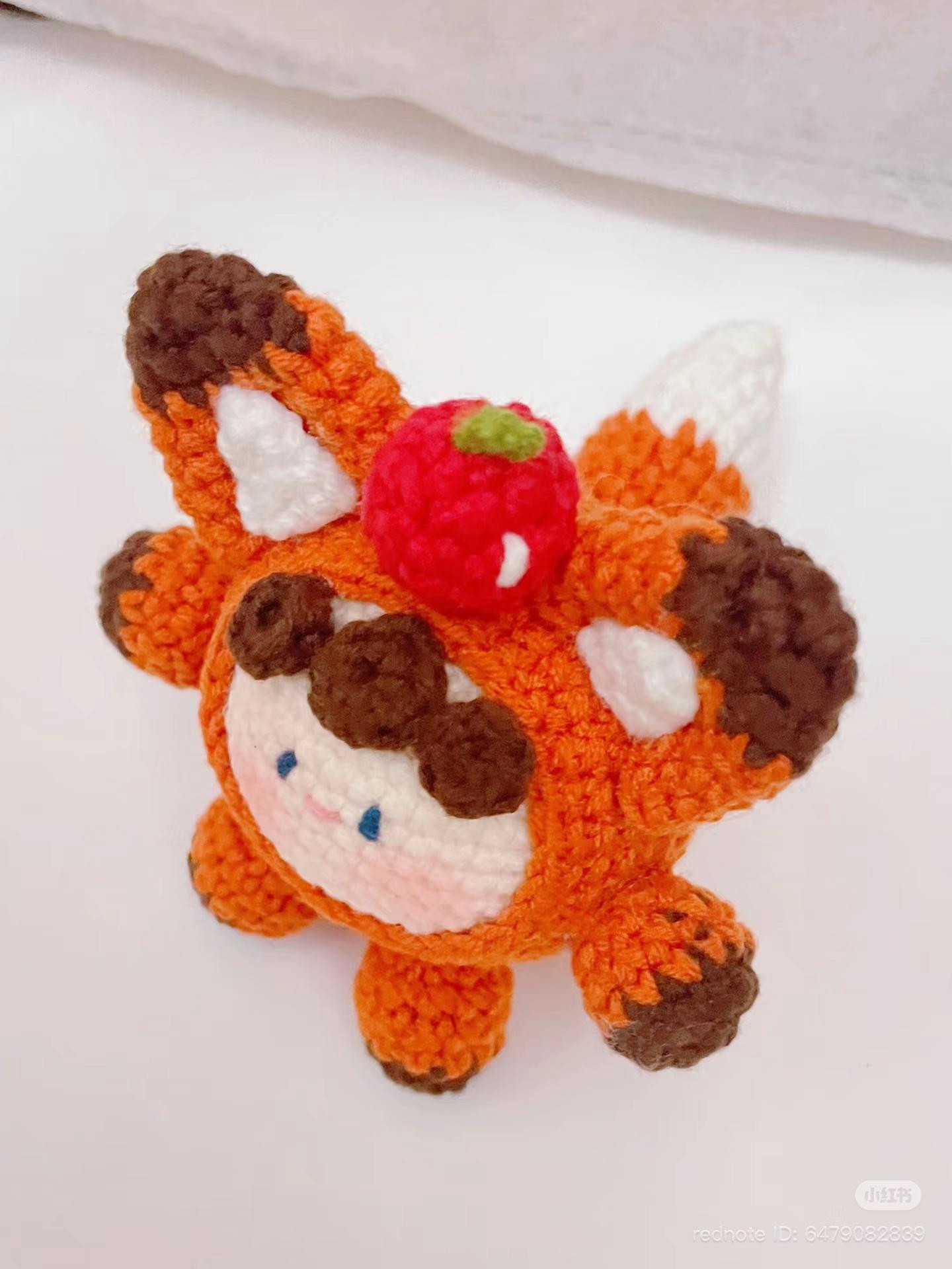 Hướng dẫn móc len tạo hình bé cáo dễ thương cho người mới bắt đầu